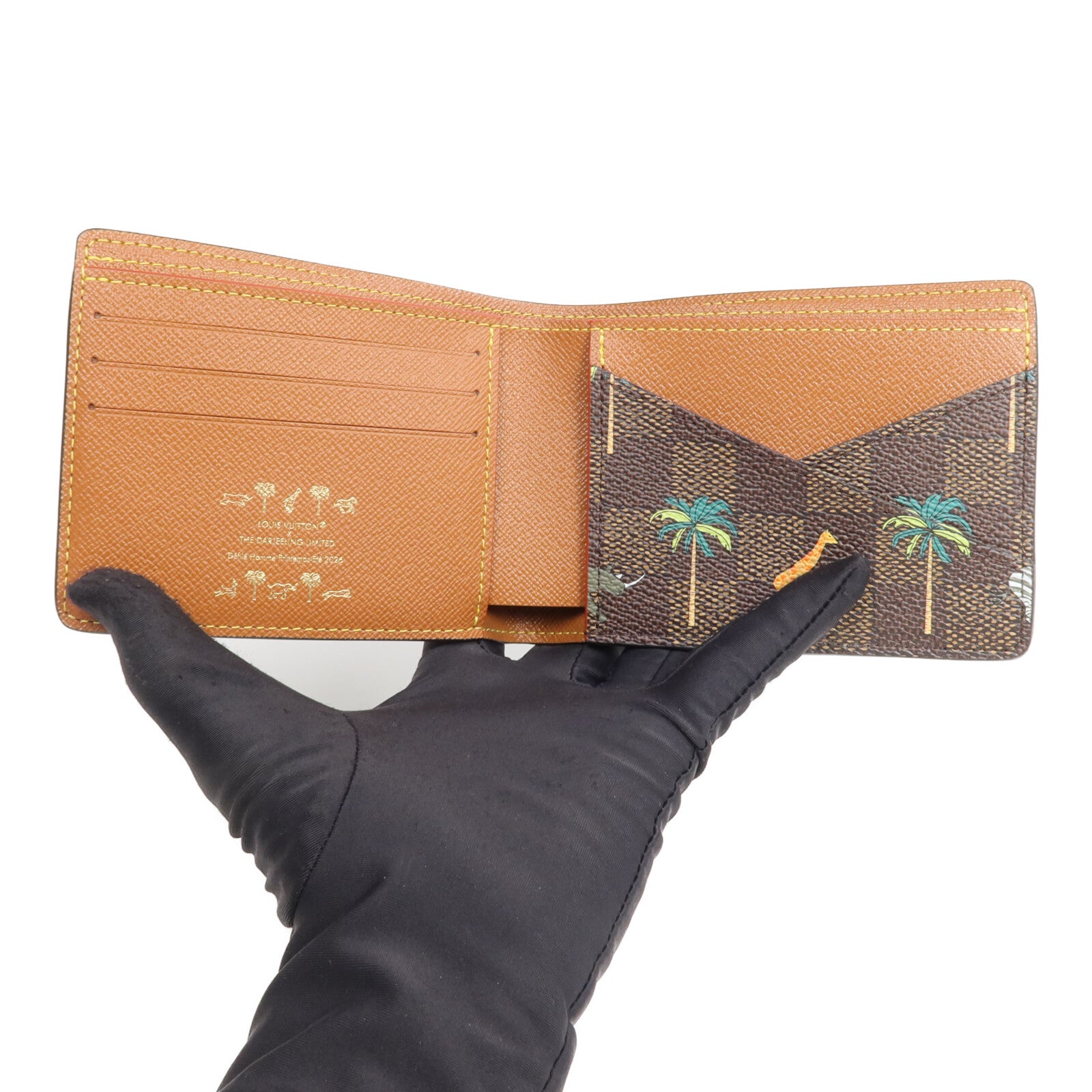 LOUIS VUITTON Damier Other Multiple Wallet x The Darjeeling Limited