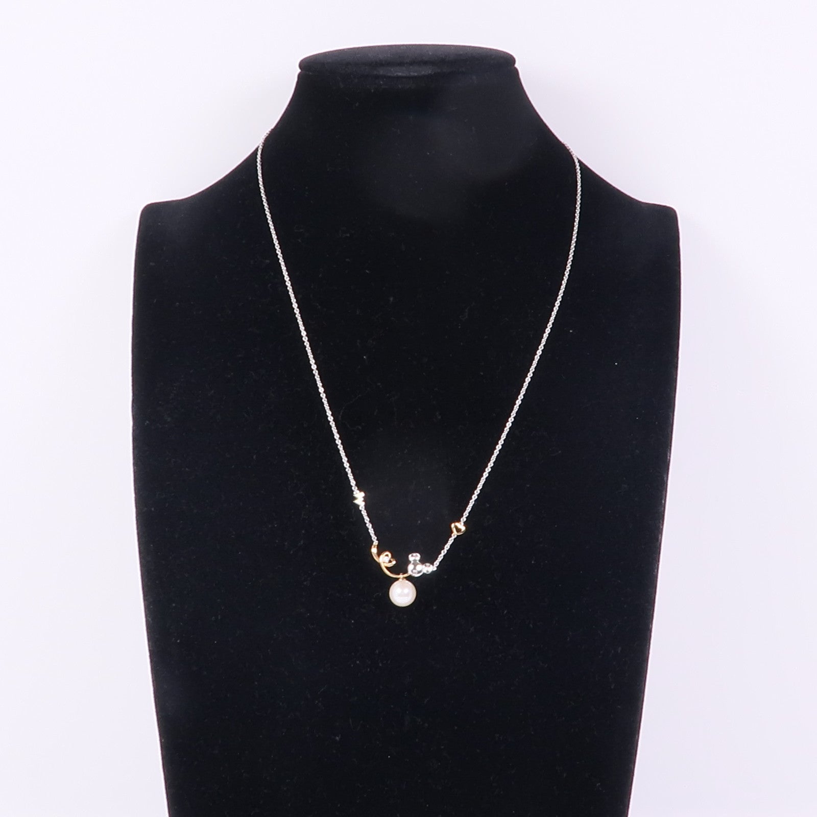 JEWELRY 18K白金/玫瑰金Pearl/Diamond Necklace珍珠/鑽石項鍊