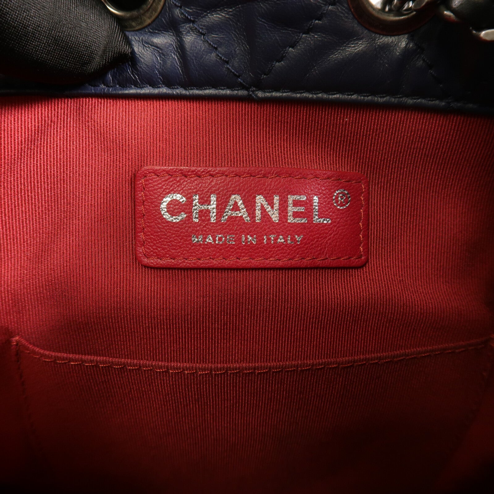 CHANEL 牛皮皮革Gabrielle BackPack鏈帶背包