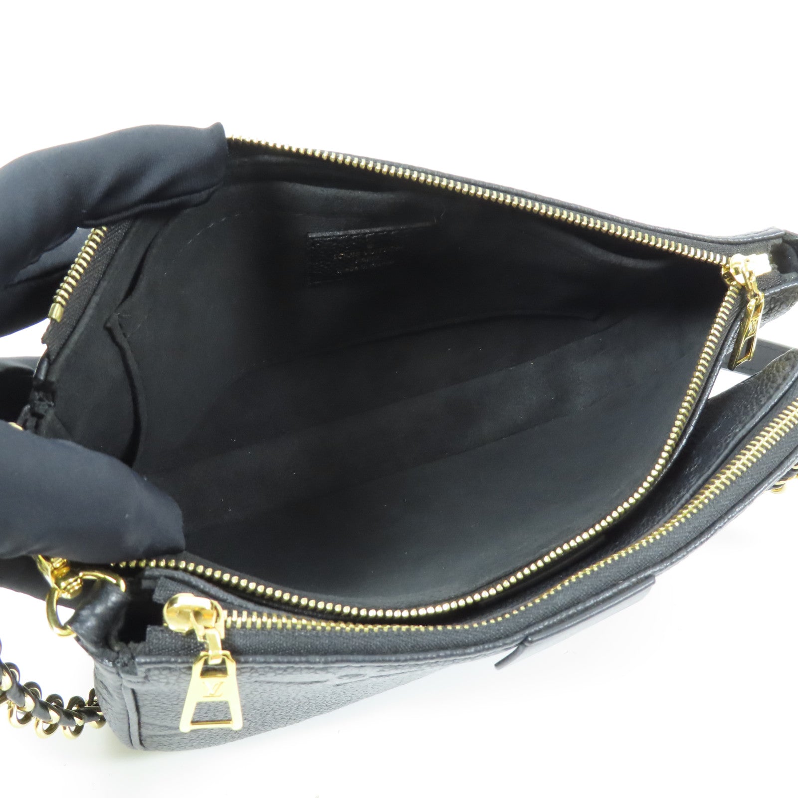 LOUIS VUITTON Monogram Empreinte Multi Pochette Accessoires手挽肩背兩用袋