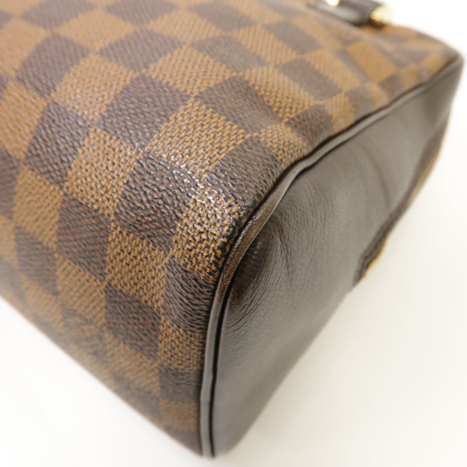 LOUIS VUITTON 【激減優惠】Damier Brera金扣手挽袋棕色