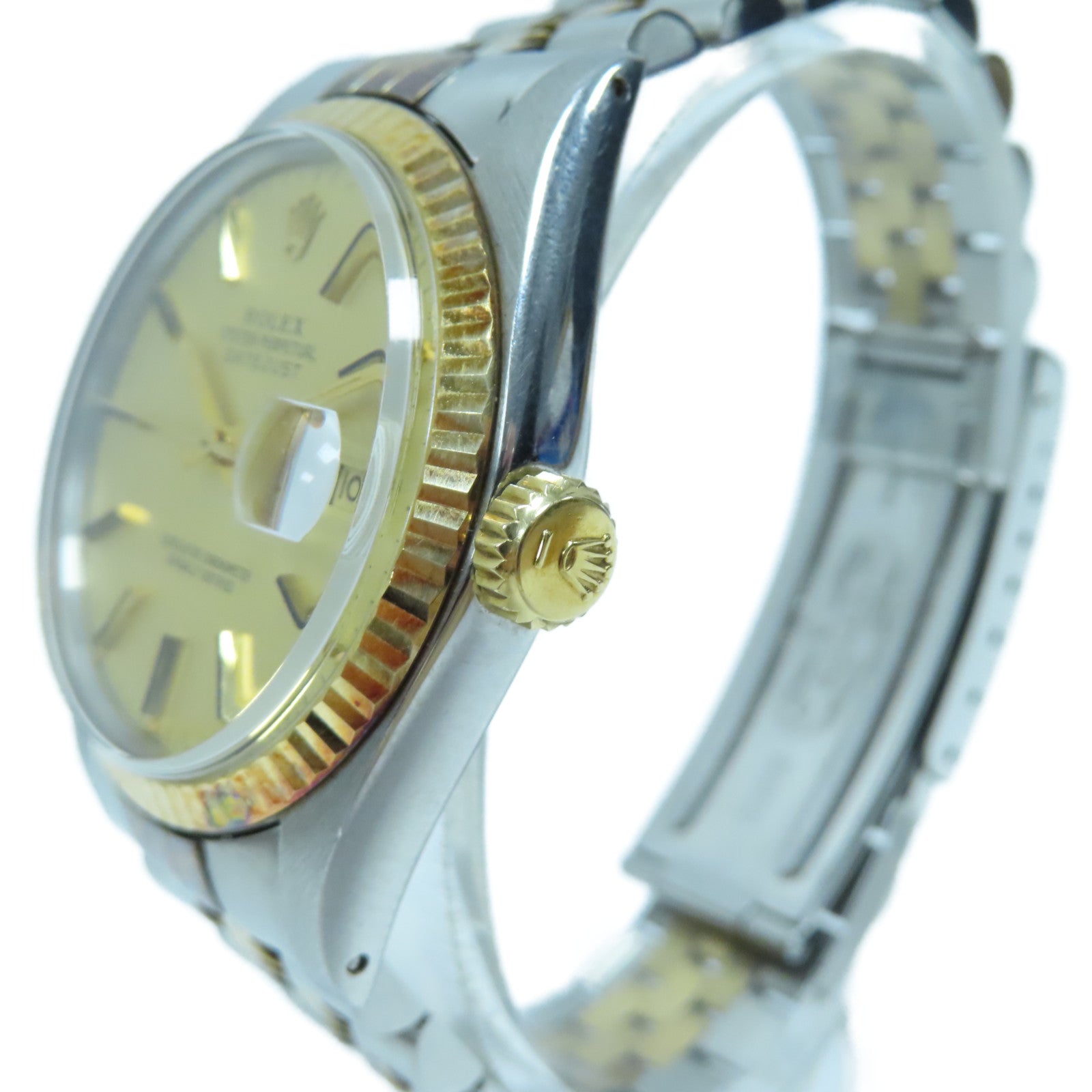 ROLEX Datejust 36mm 18K黃金/不鏽鋼自動機芯手錶金色/銀色