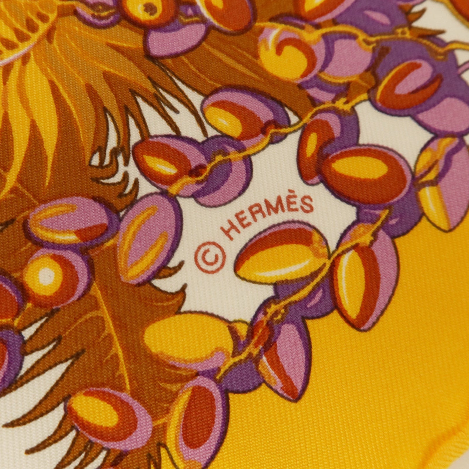 HERMES 絲質Scarf 40x40cm絲巾