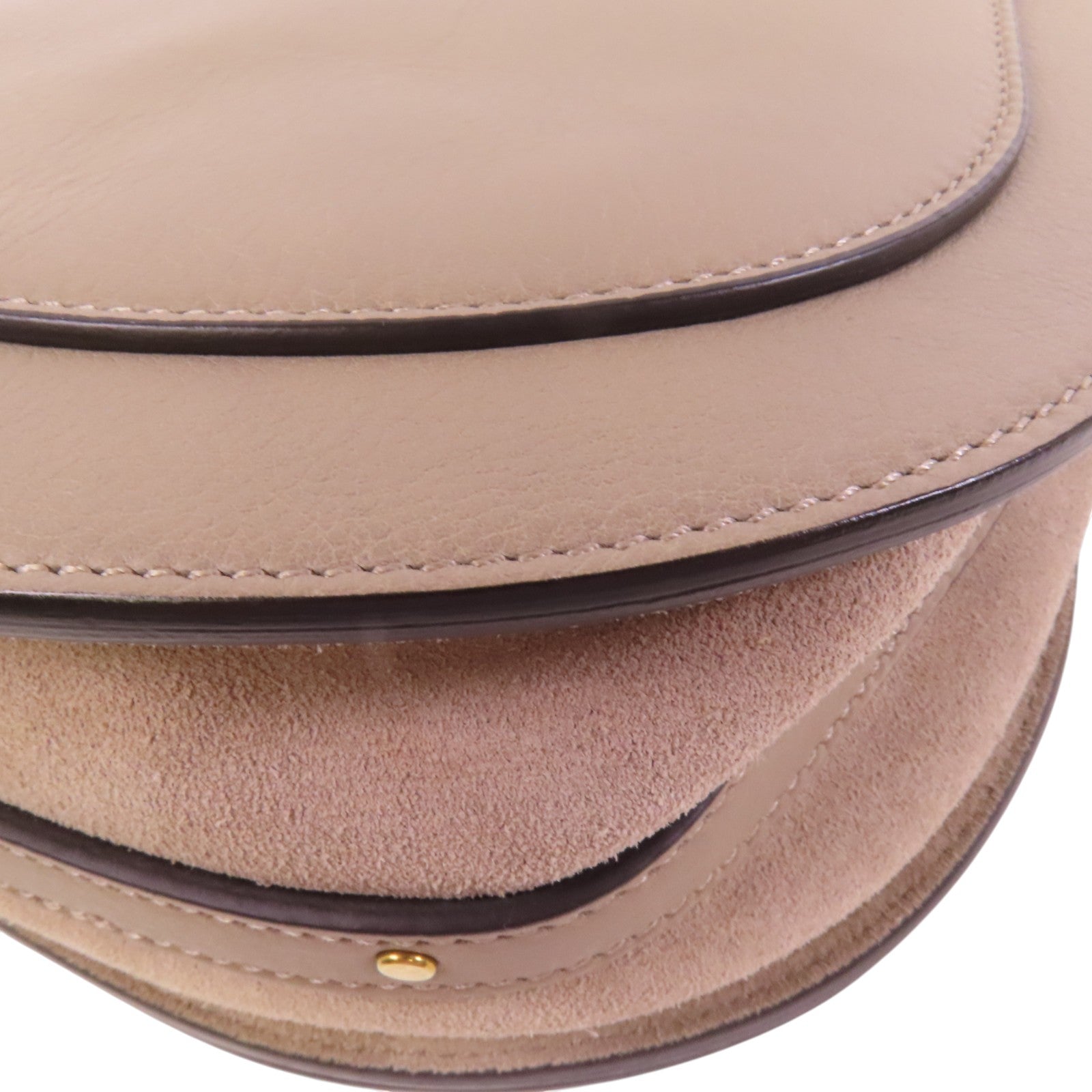 Chloe 牛皮皮革Nile金扣手挽肩背兩用袋