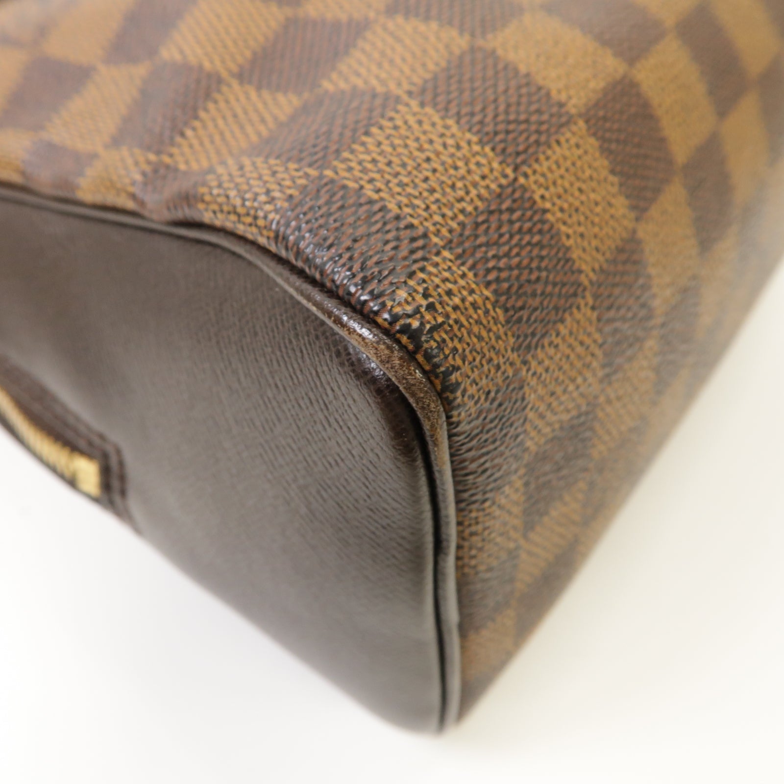 LOUIS VUITTON 【激減優惠】Damier Brera金扣手挽袋棕色