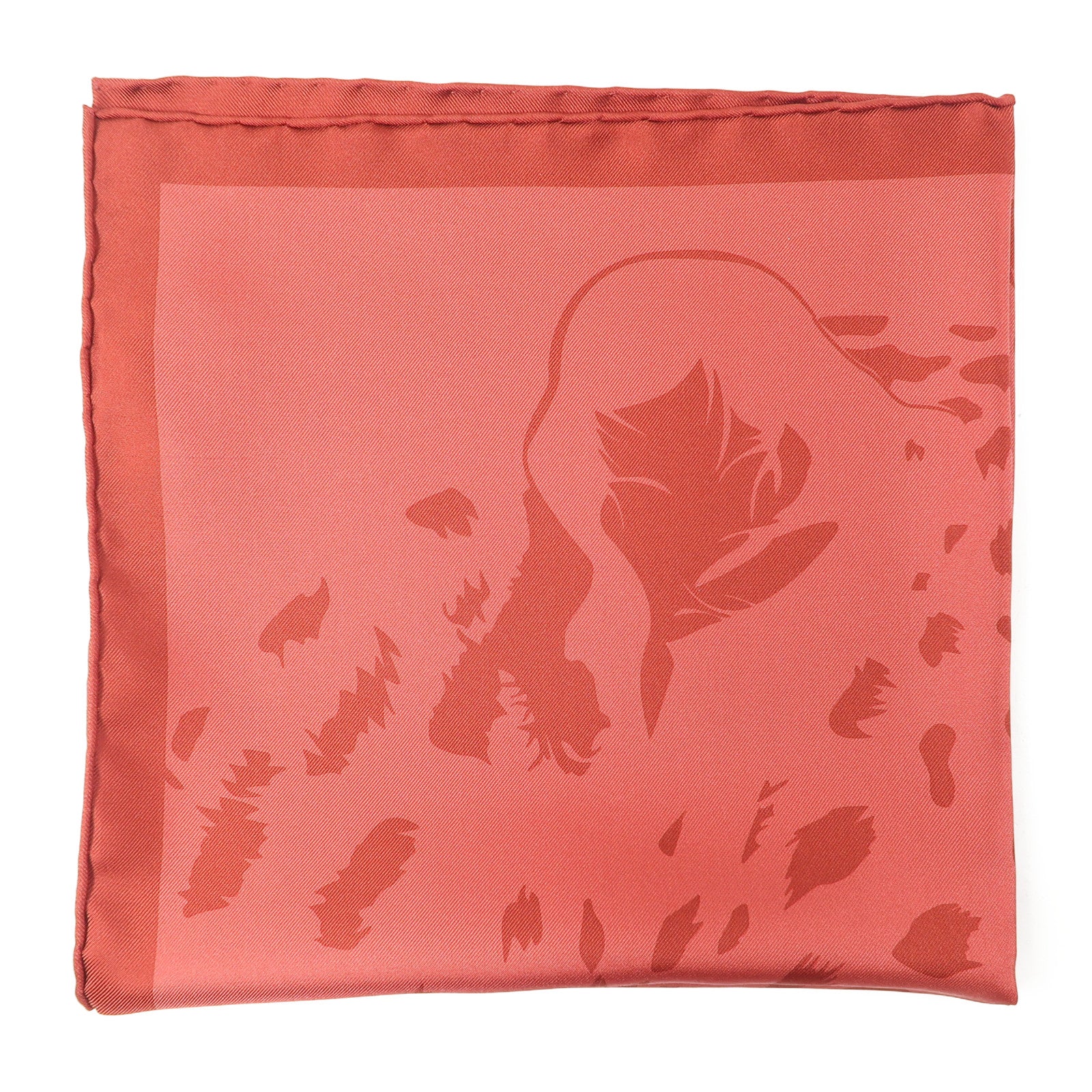 CARTIER 絲質Scarf絲巾紅色