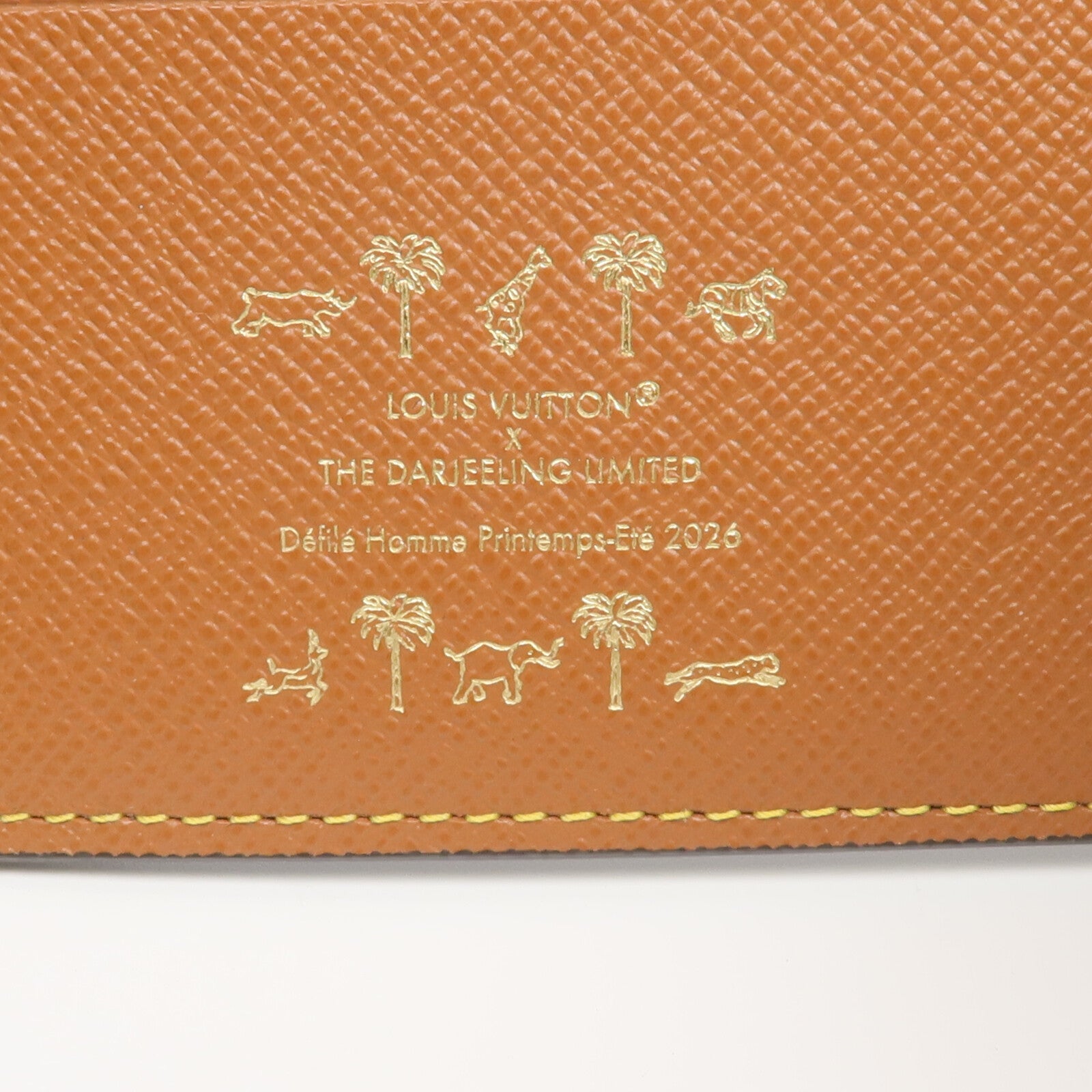 LOUIS VUITTON Damier Other Multiple Wallet x The Darjeeling Limited