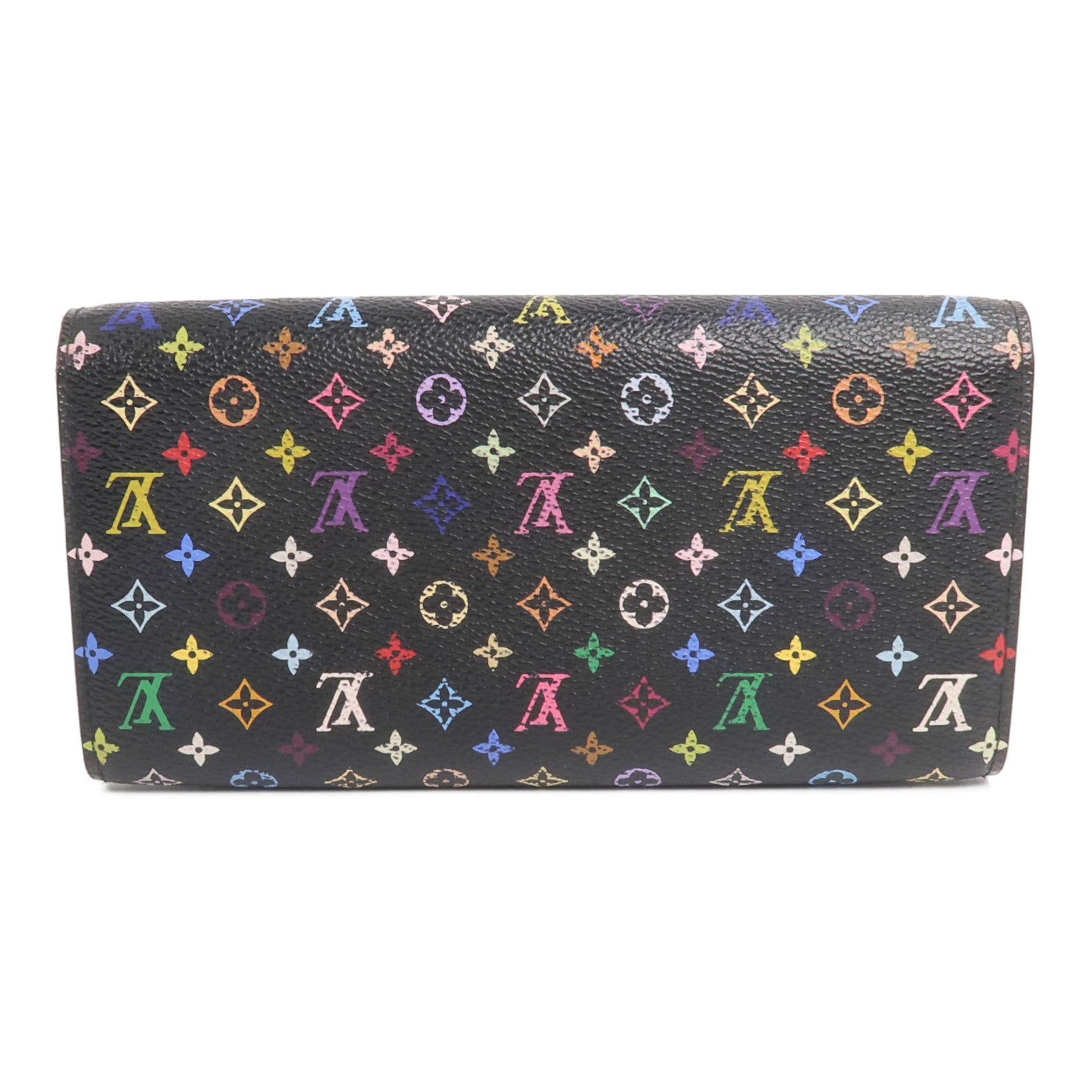 LOUIS VUITTON Monogram Multicolore Portefeuille Sarah Wallet長錢包