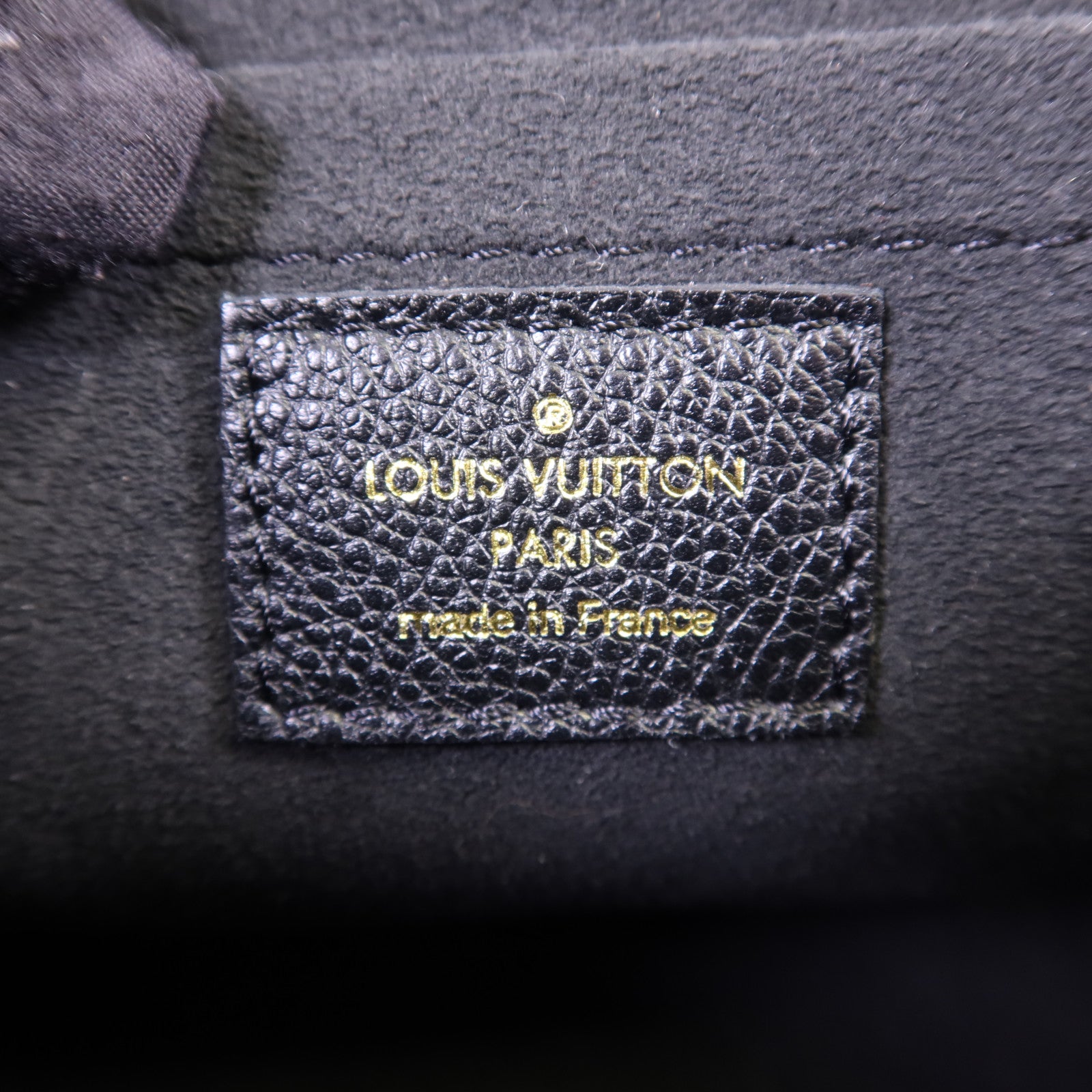 LOUIS VUITTON Monogram Empreinte Vavin BB 金扣鏈帶肩背袋