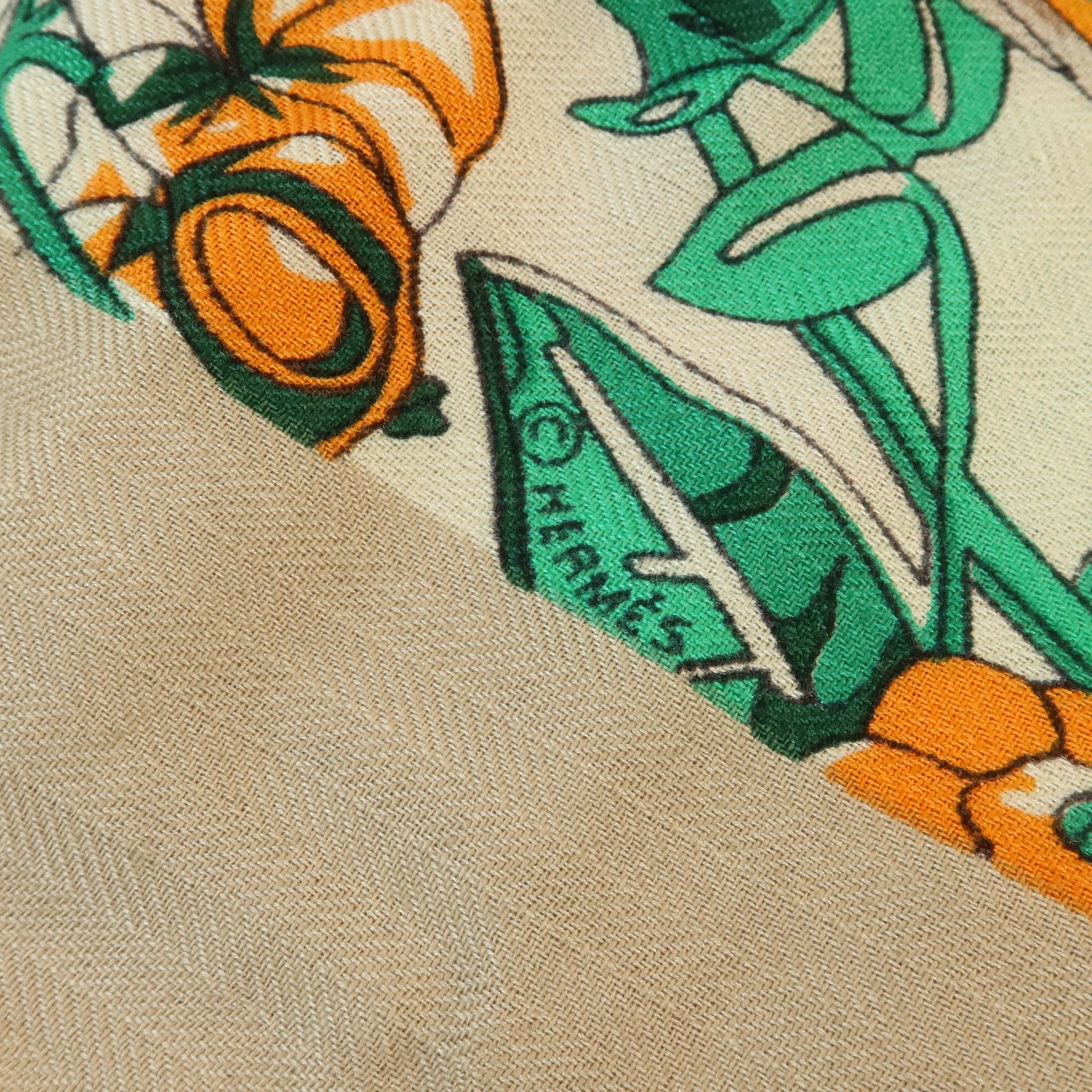 HERMES 羊絨Scarf 140x140圍巾
