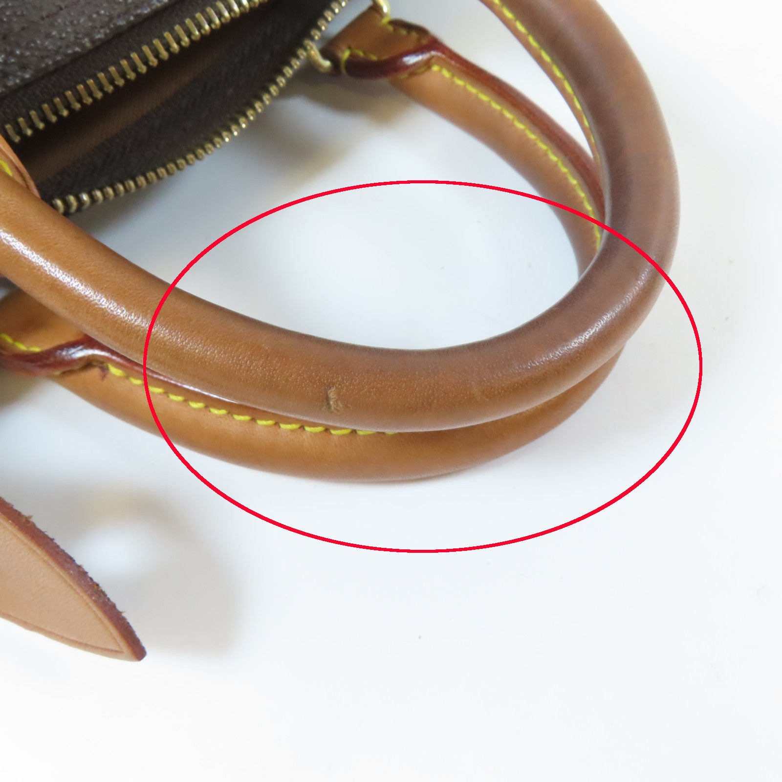 LOUIS VUITTON Monogram Speedy 25金扣手挽袋啡色