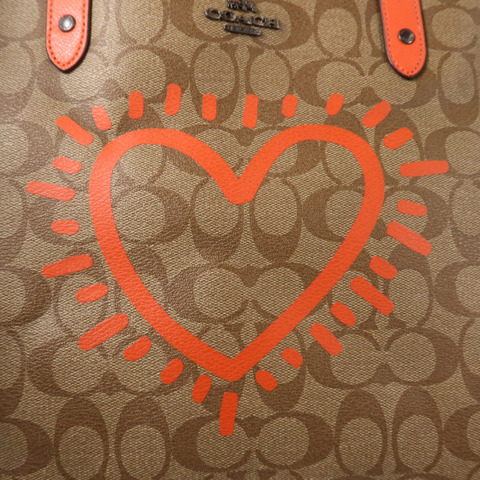 COACH 塗層帆布Coach x Keith Haring Reversible Tote Bag手挽袋