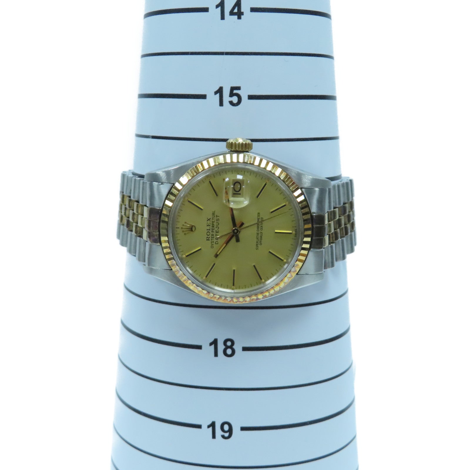 ROLEX Datejust 36mm 18K黃金/不鏽鋼自動機芯手錶金色/銀色