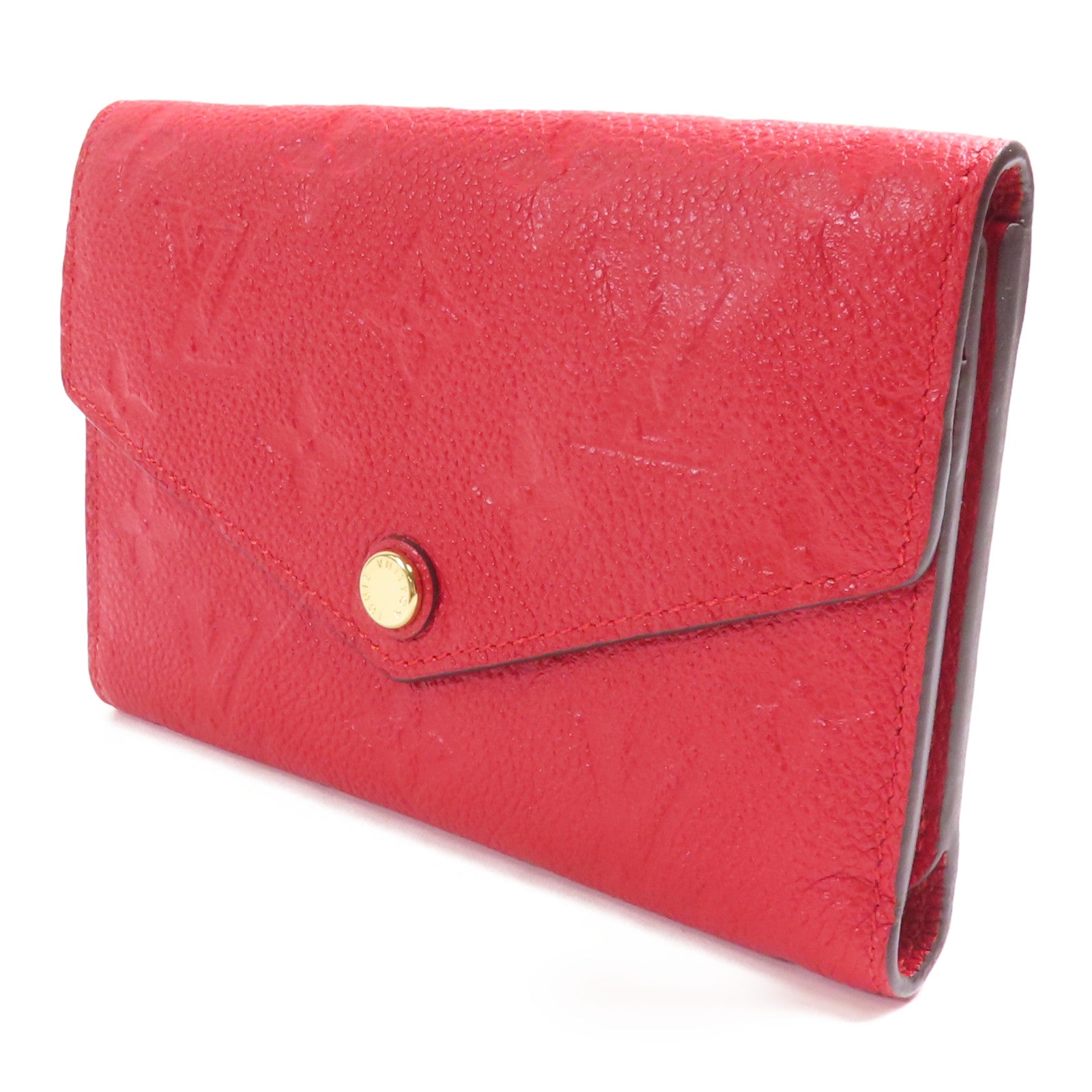 LOUIS VUITTON Monogram Empreinte Curieuse Compact金扣錢包