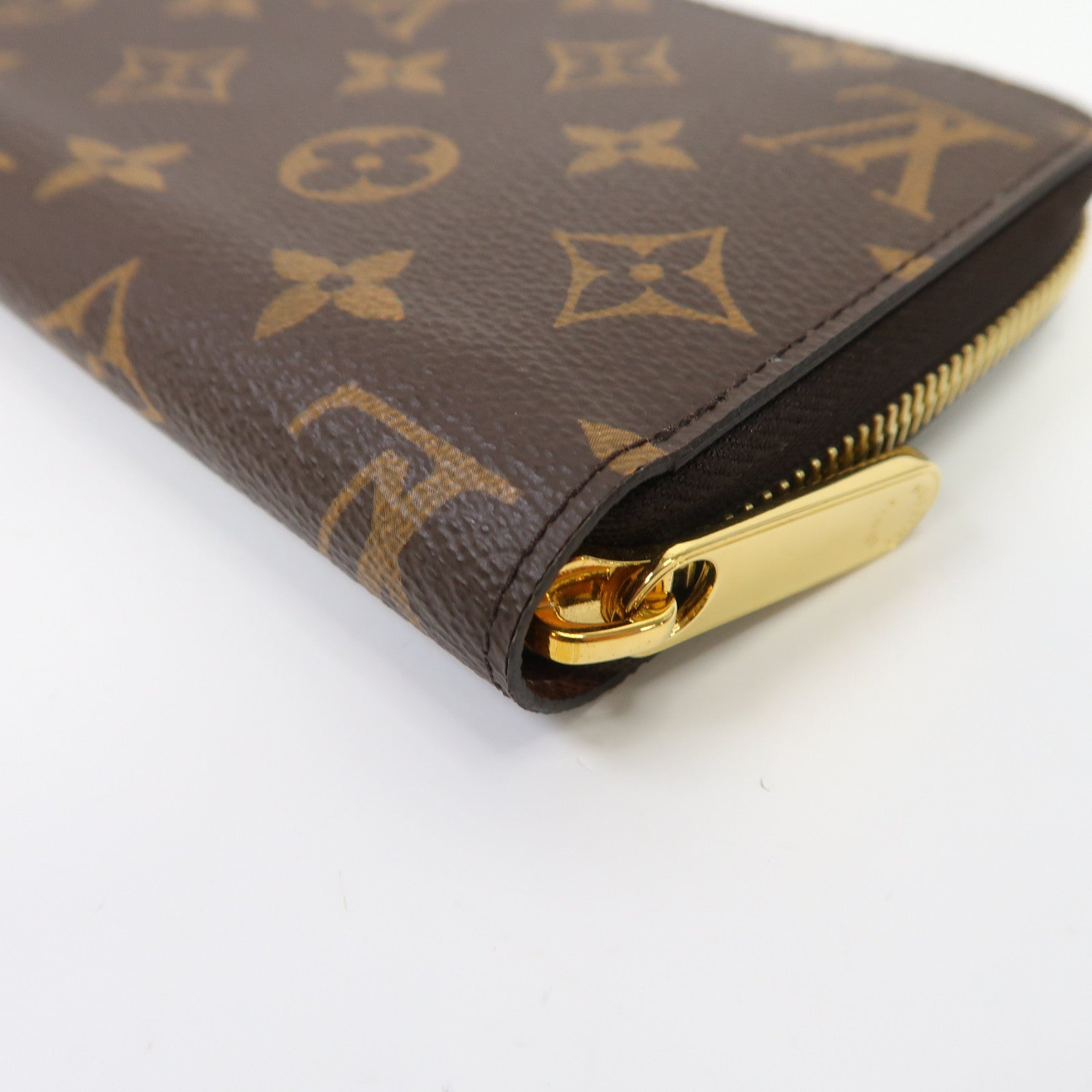 LOUIS VUITTON Monogram Long Wallet金扣長錢包棕色
