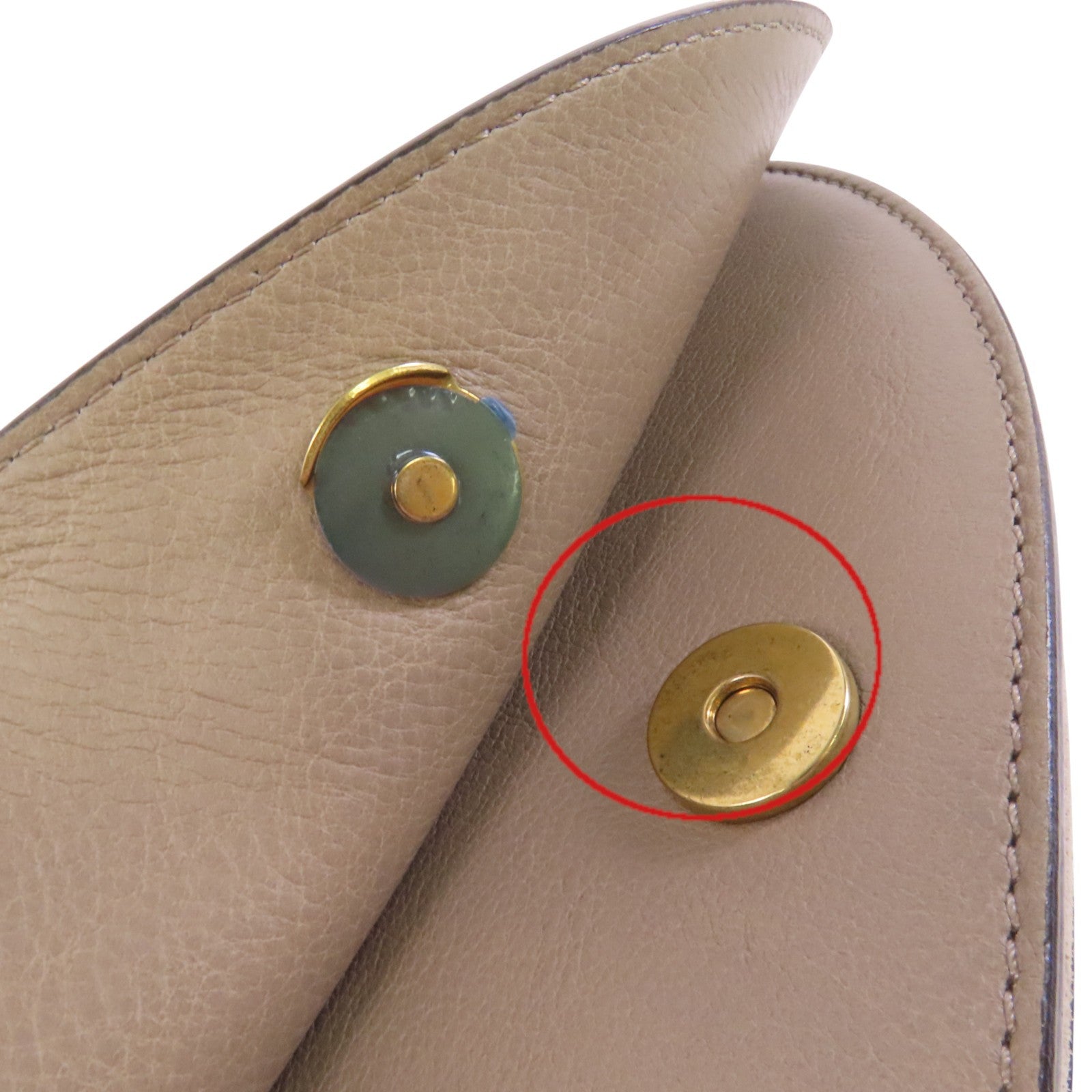 Chloe 牛皮皮革Nile金扣手挽肩背兩用袋