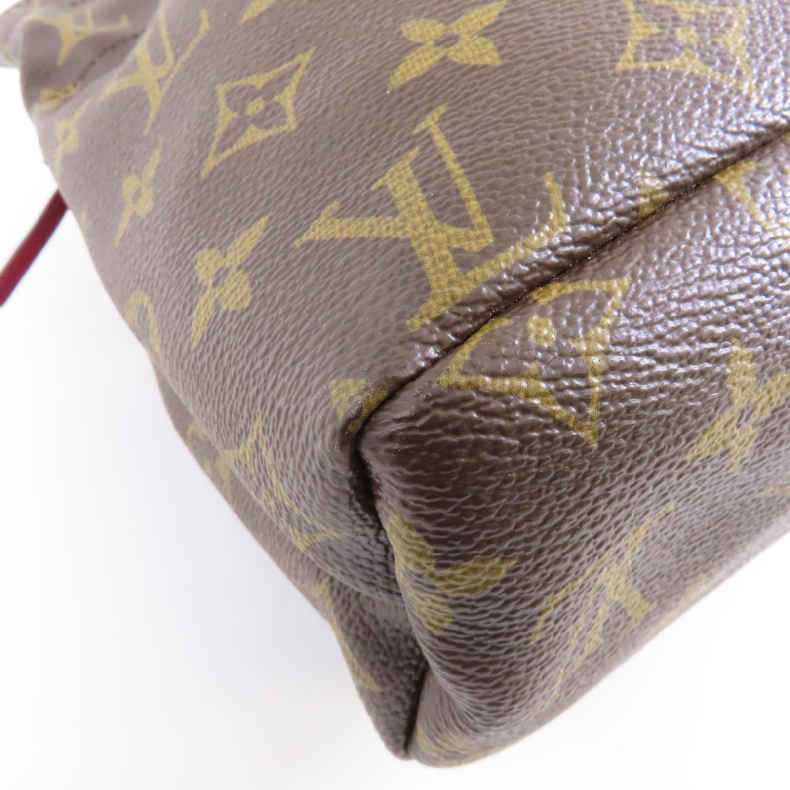 LOUIS VUITTON Monogram Posh Noe Drawstring Pouch金扣手拿包啡色/紫色