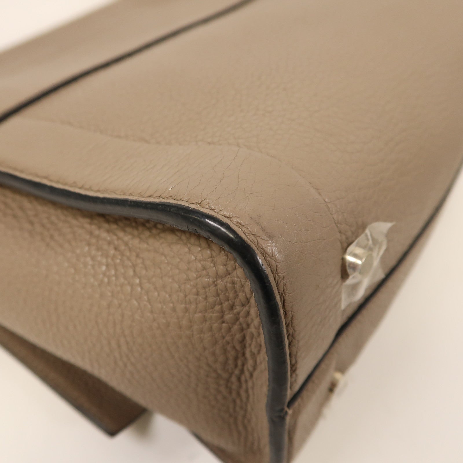 GIVENCHY 牛皮皮革Shoulder Bag銀扣手挽肩背兩用袋