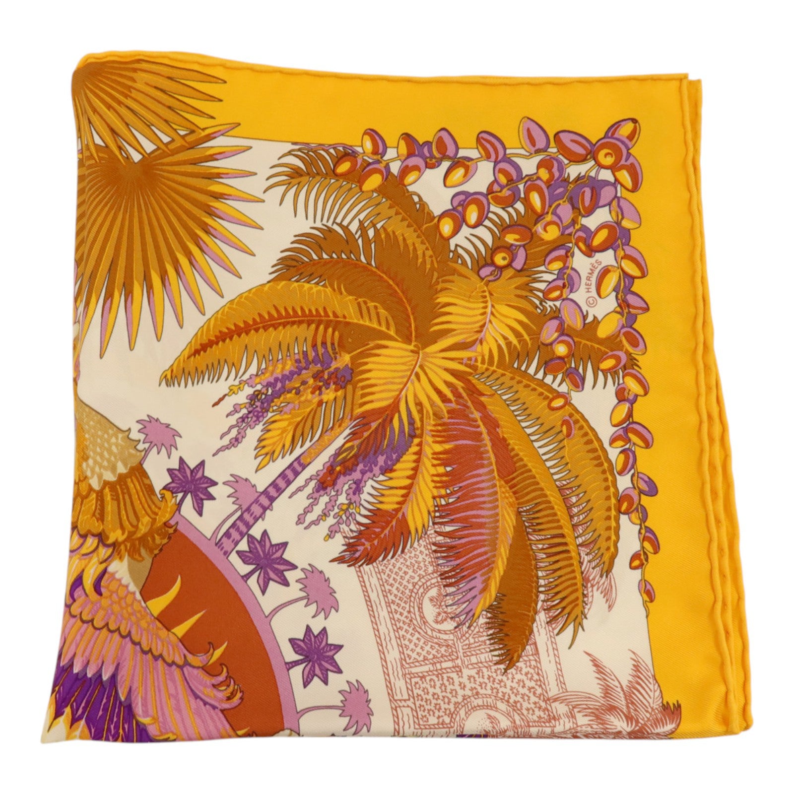 HERMES 絲質Scarf 40x40cm絲巾