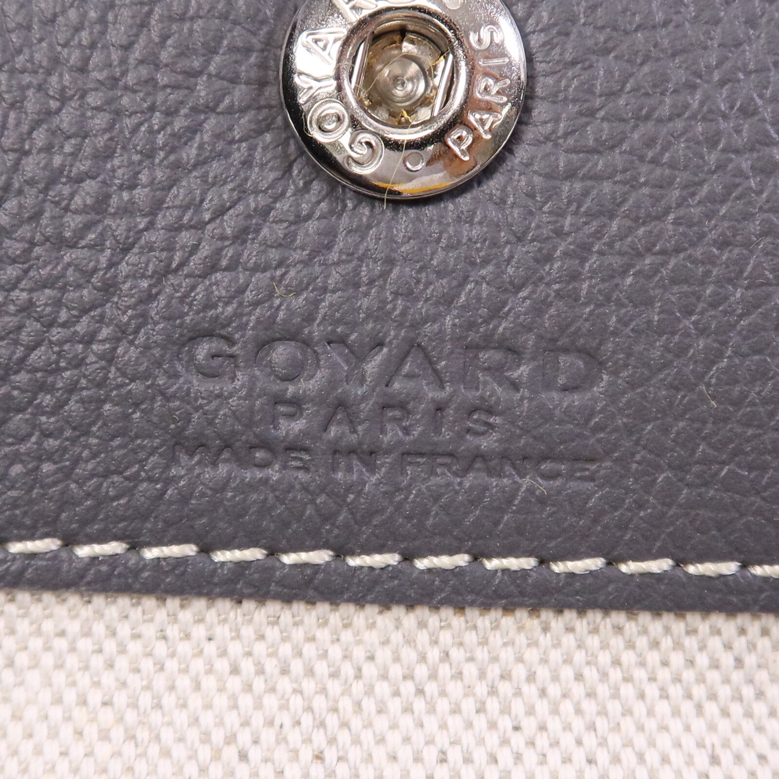 GOYARD 塗層帆布Mini Hobo銀扣手挽袋