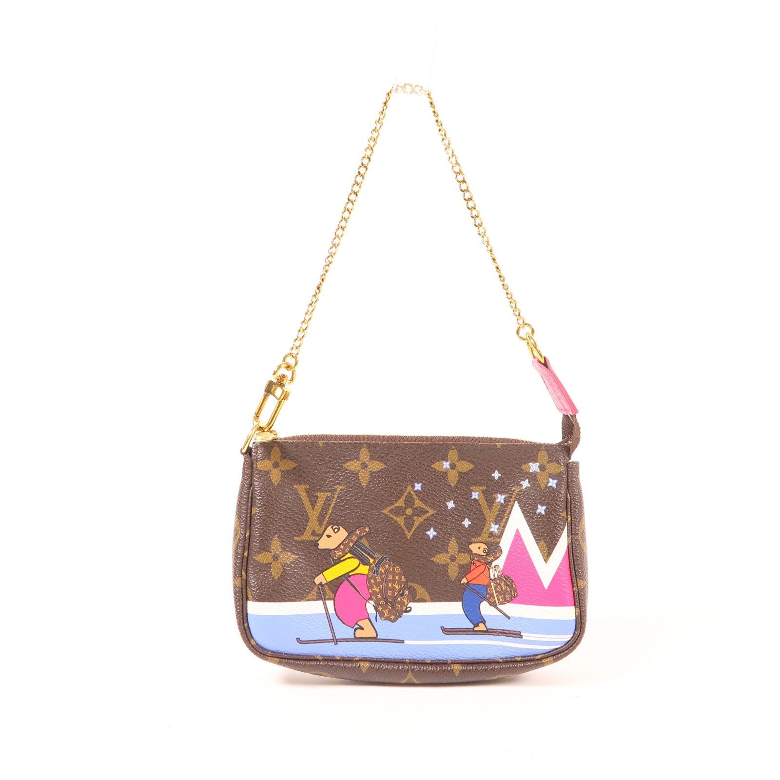 LOUIS VUITTON LV GHW Pochette Accessories Bag Handbag M67769 Monogram Brown