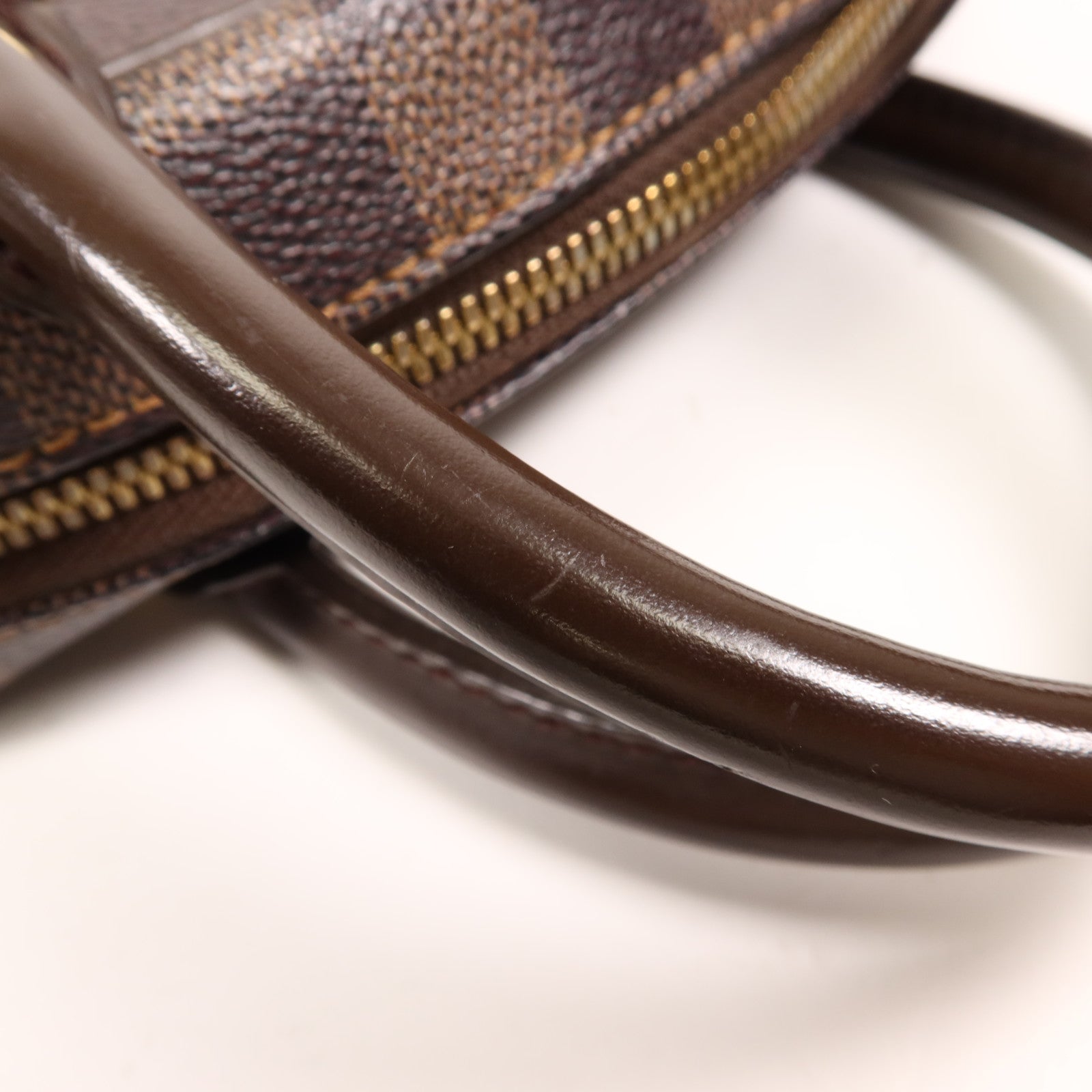 LOUIS VUITTON Damier Sarria Mini金扣手挽袋