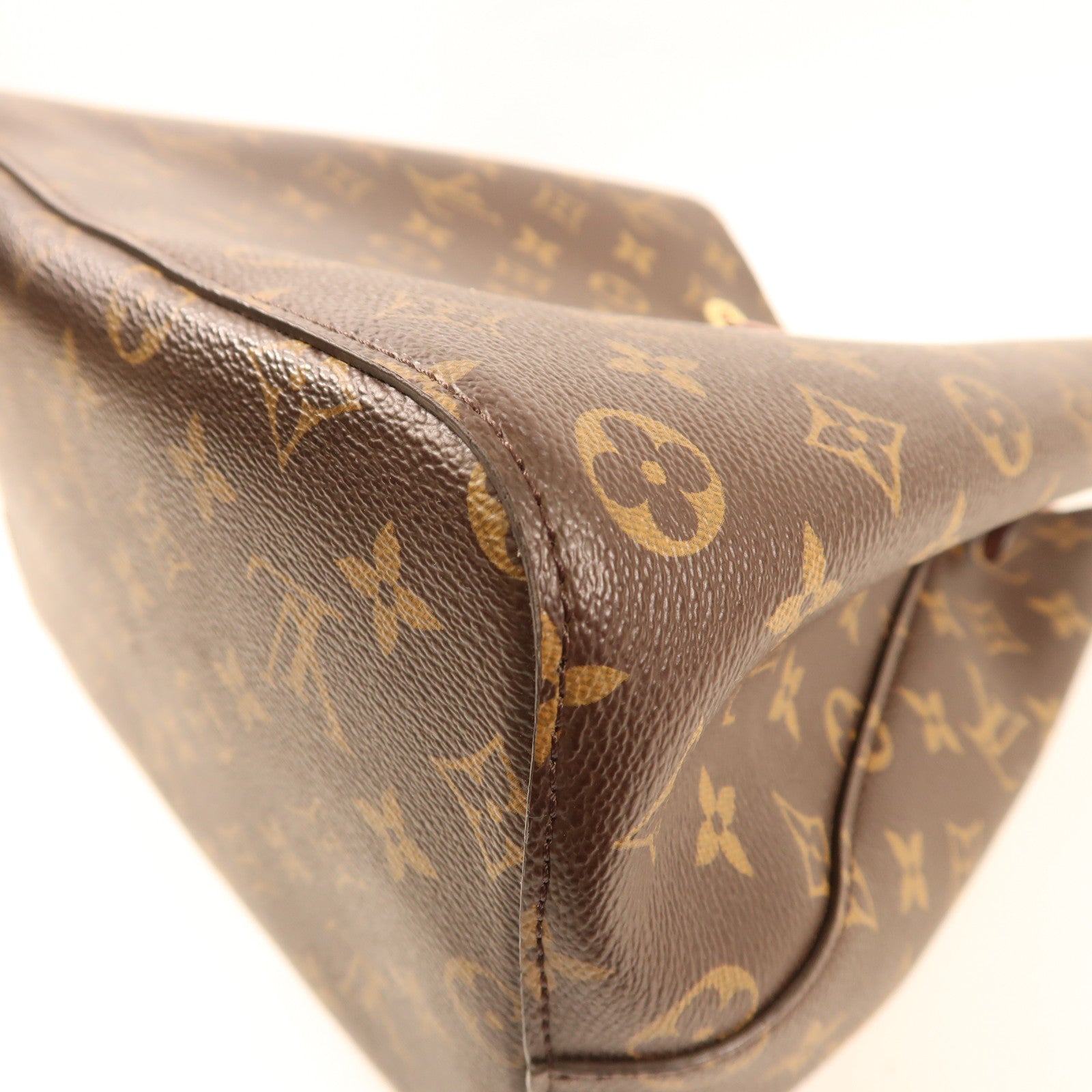 LOUIS VUITTON Monogram Neo Noe金扣手挽肩背兩用袋棕色/粉紅色