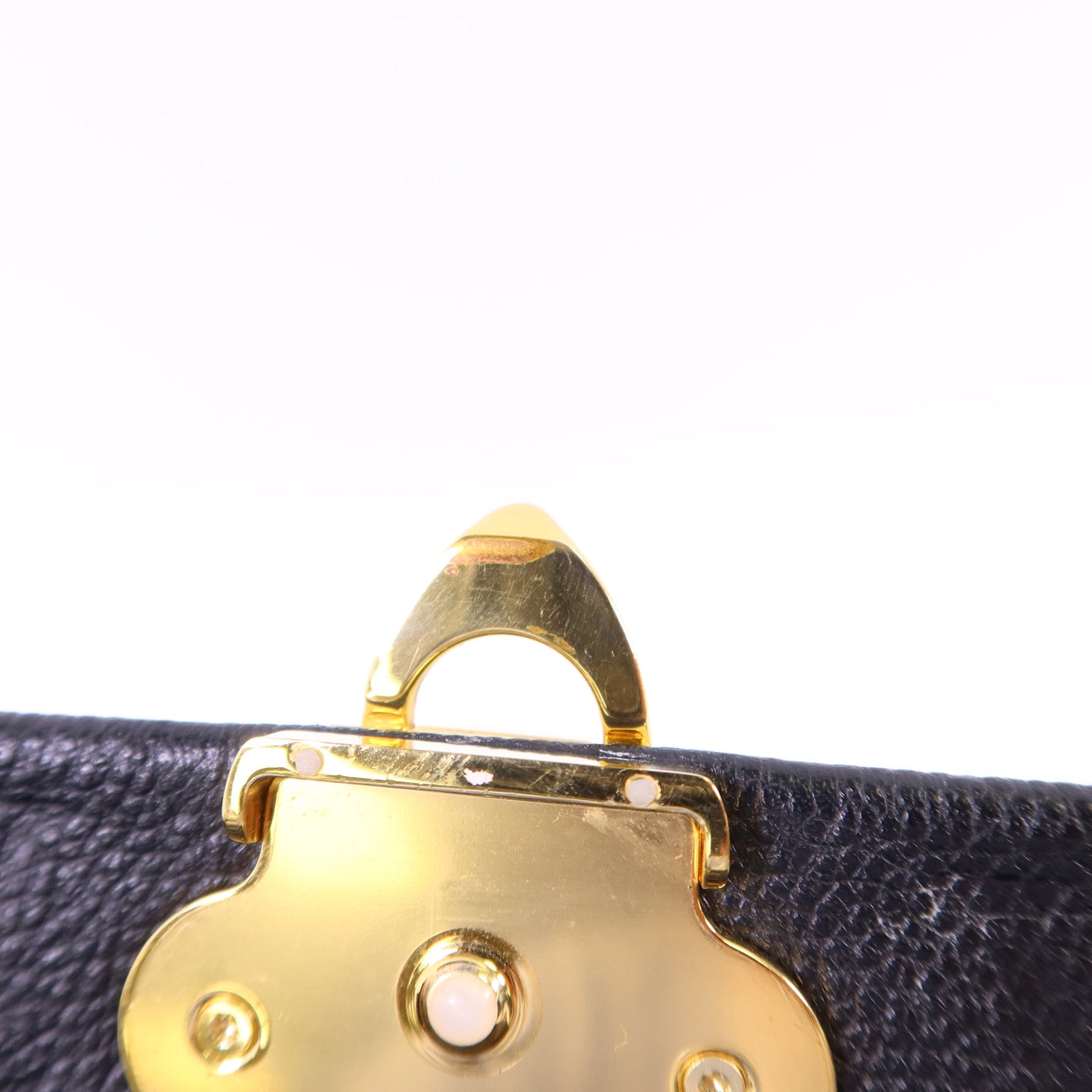 LOUIS VUITTON Monogram Empreinte Vavin BB 金扣鏈帶肩背袋