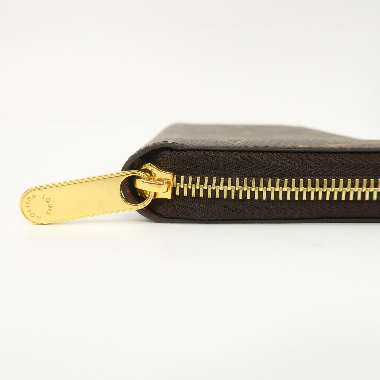 LOUIS VUITTON Monogram Long Wallet金扣長錢包棕色