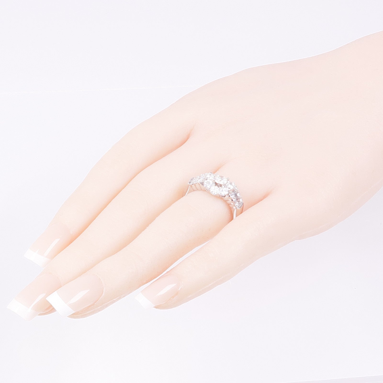 JEWELRY PT900鉑金Diamond Ring鑽石戒指US#7.5