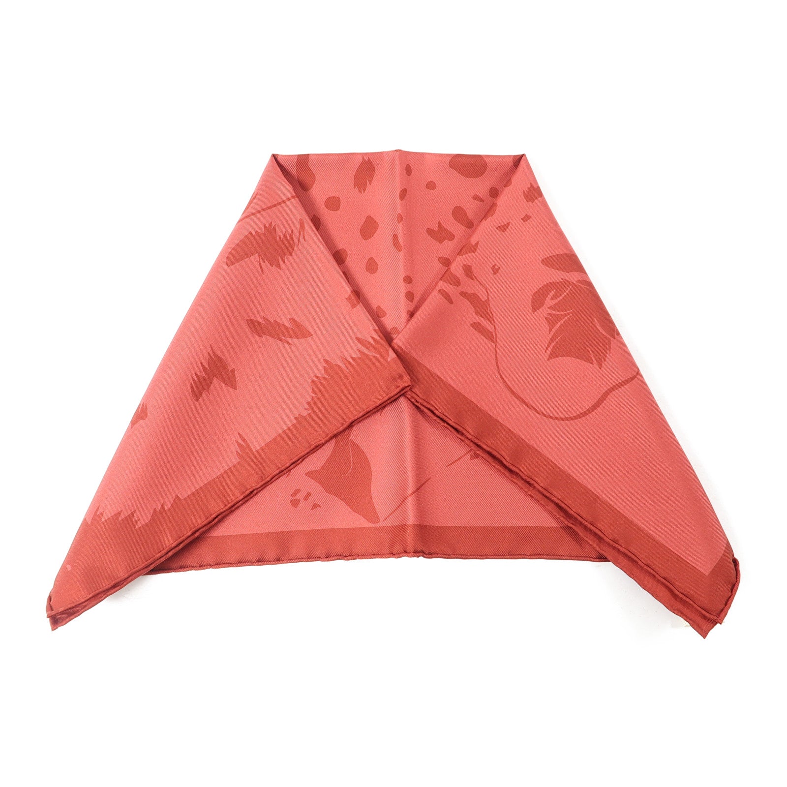 CARTIER 絲質Scarf絲巾紅色