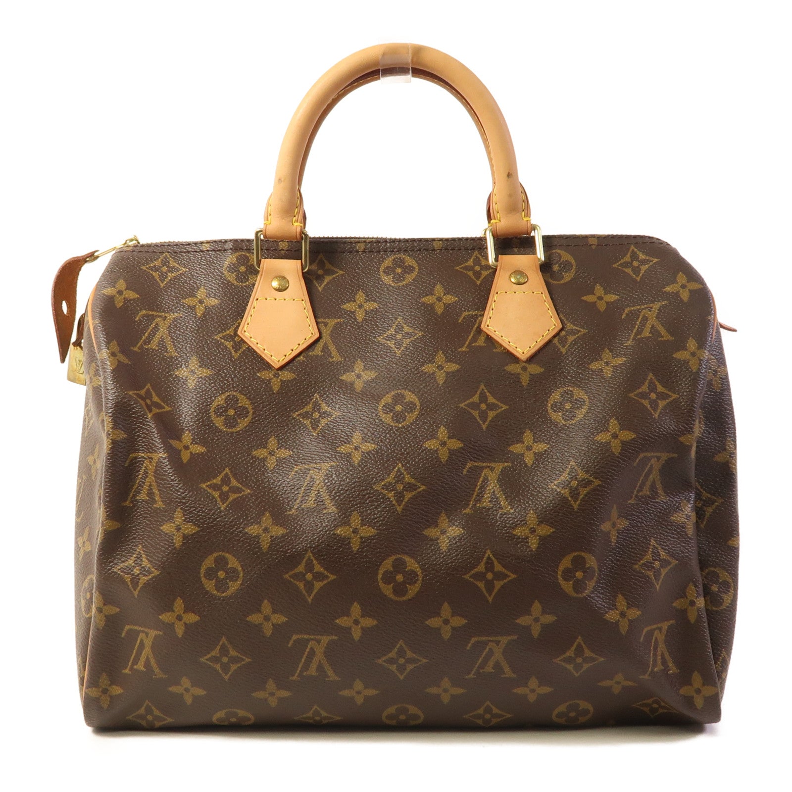 LOUIS VUITTON Monogram Speedy 30金扣手挽袋
