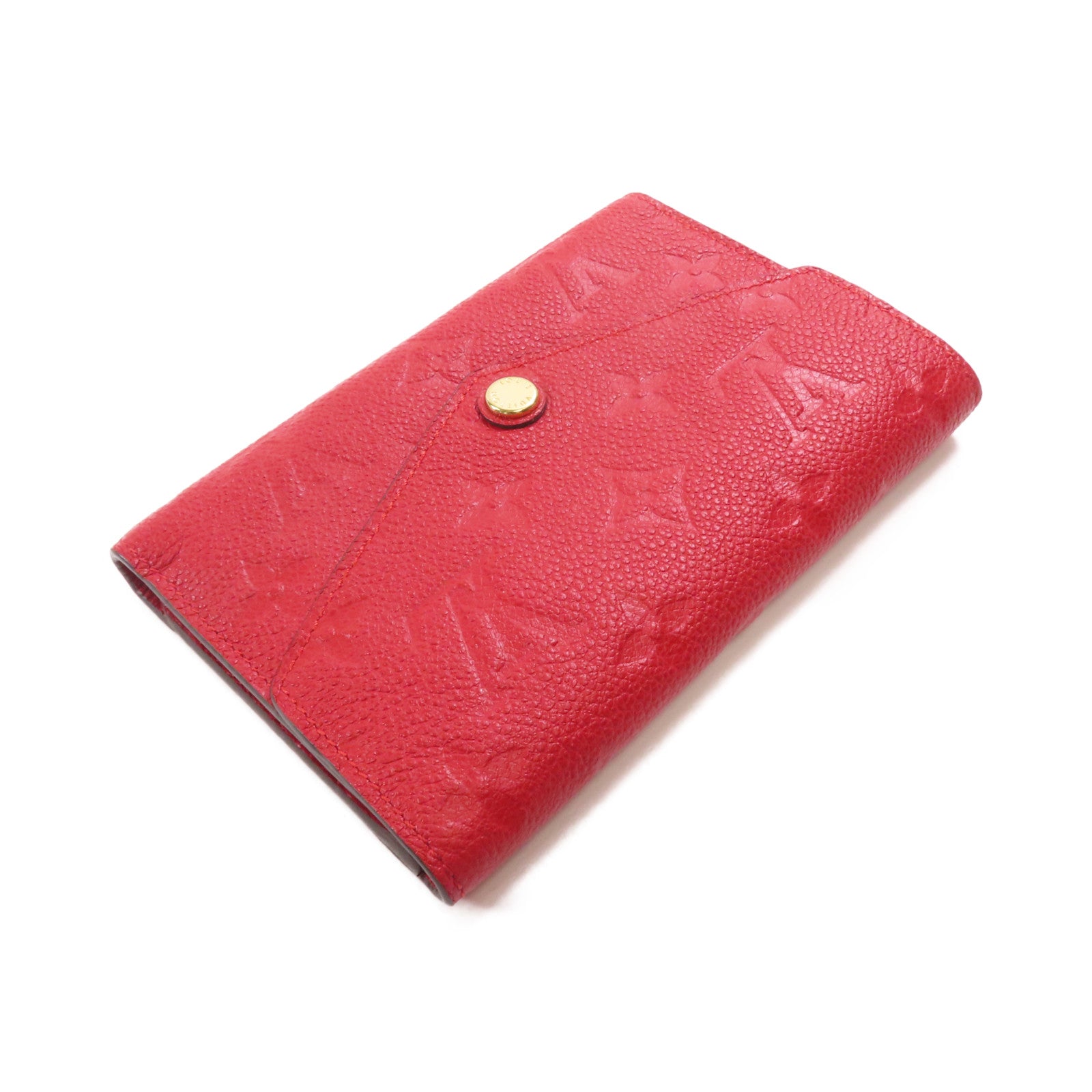LOUIS VUITTON Monogram Empreinte Curieuse Compact金扣錢包