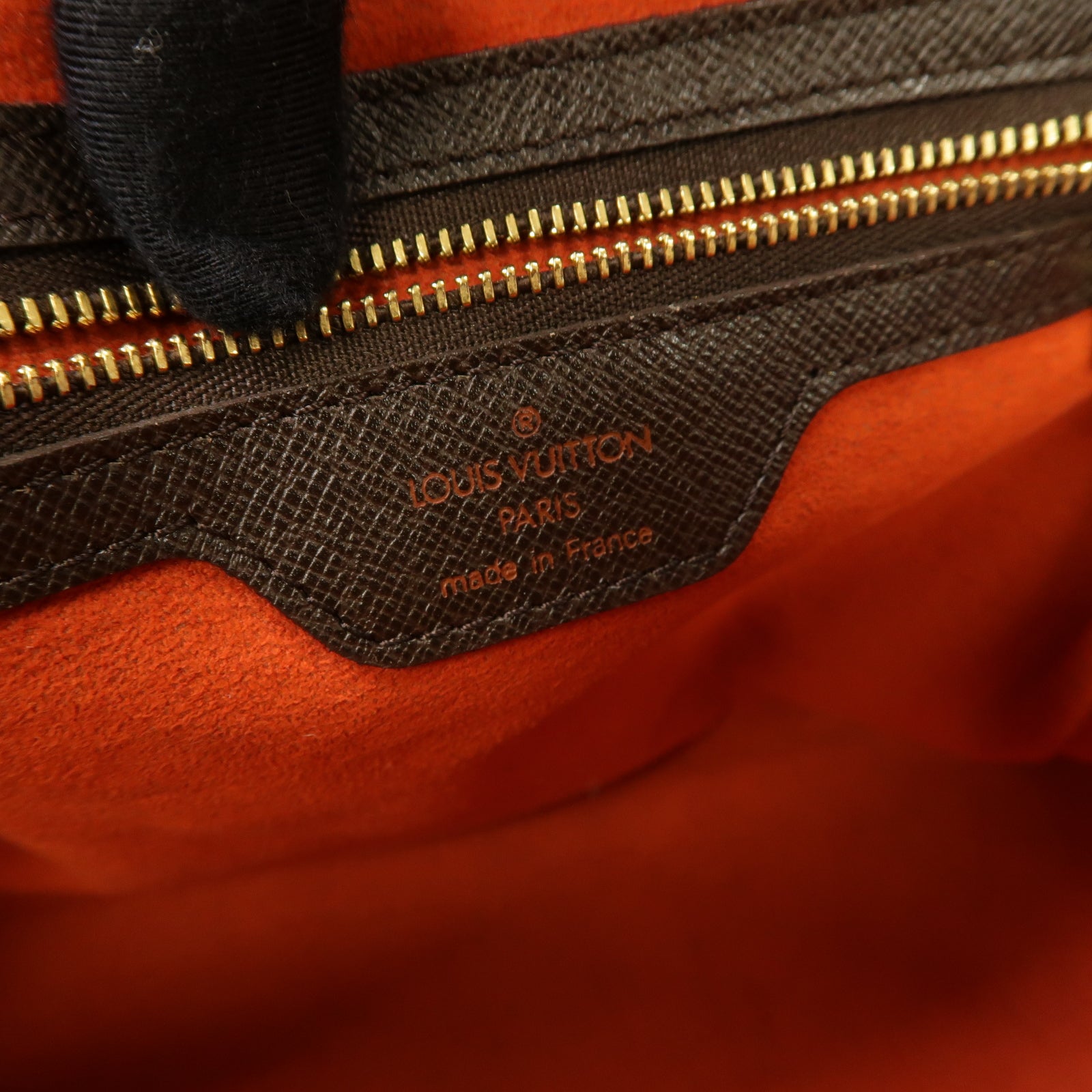 LOUIS VUITTON 【激減優惠】Damier Brera金扣手挽袋棕色