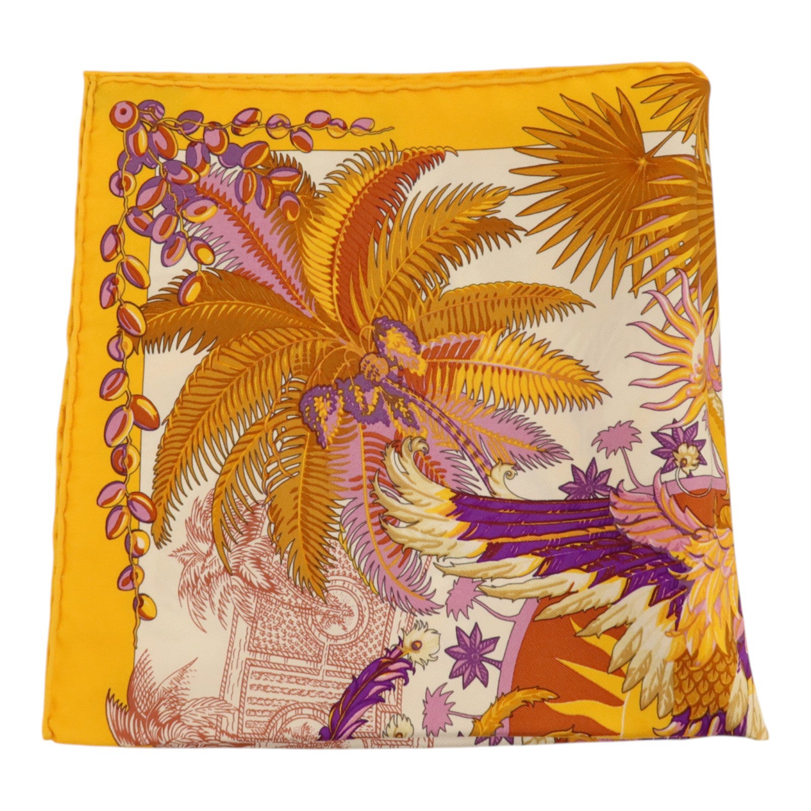HERMES 絲質Scarf 40x40cm絲巾