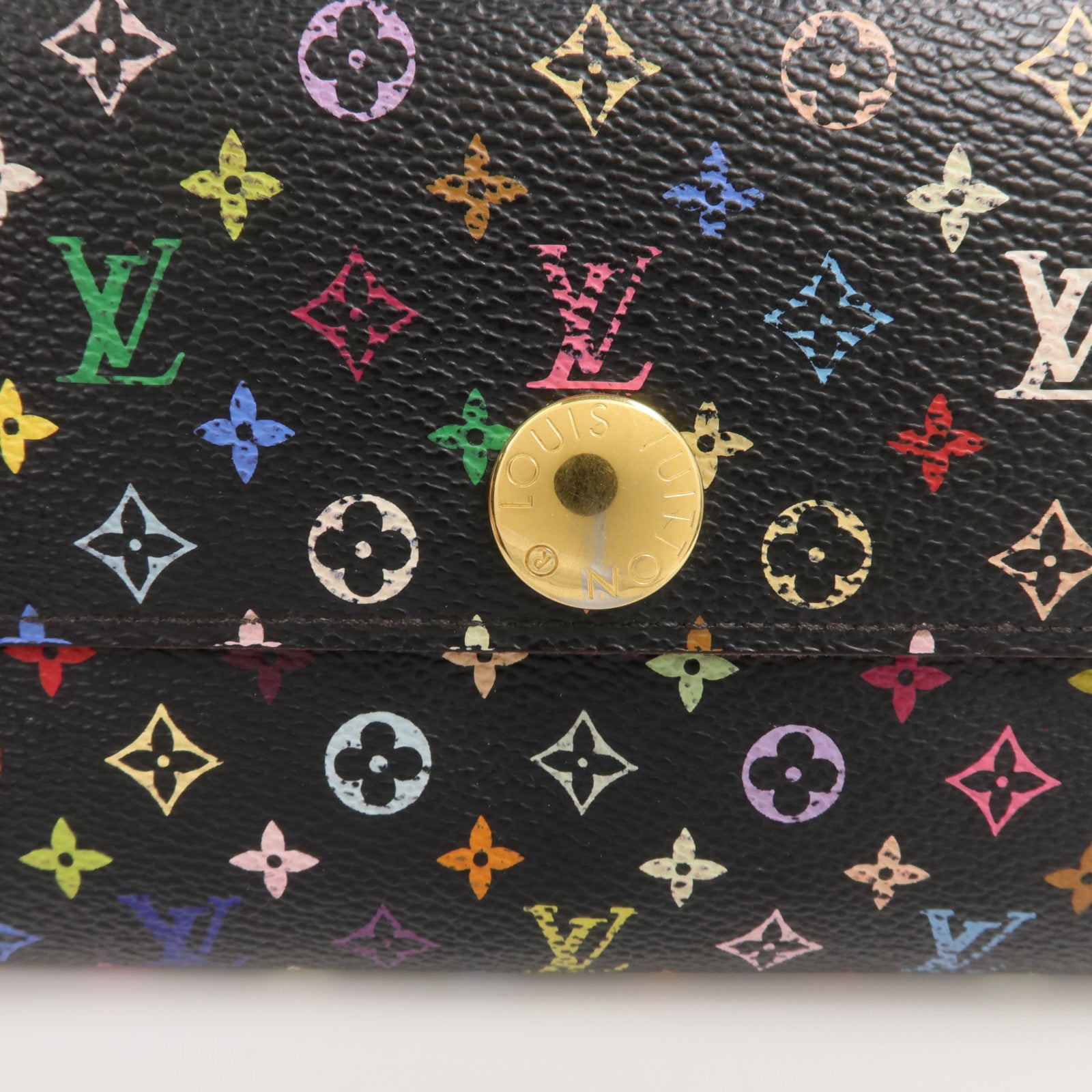LOUIS VUITTON Monogram Multicolore Portefeuille Sarah Wallet長錢包