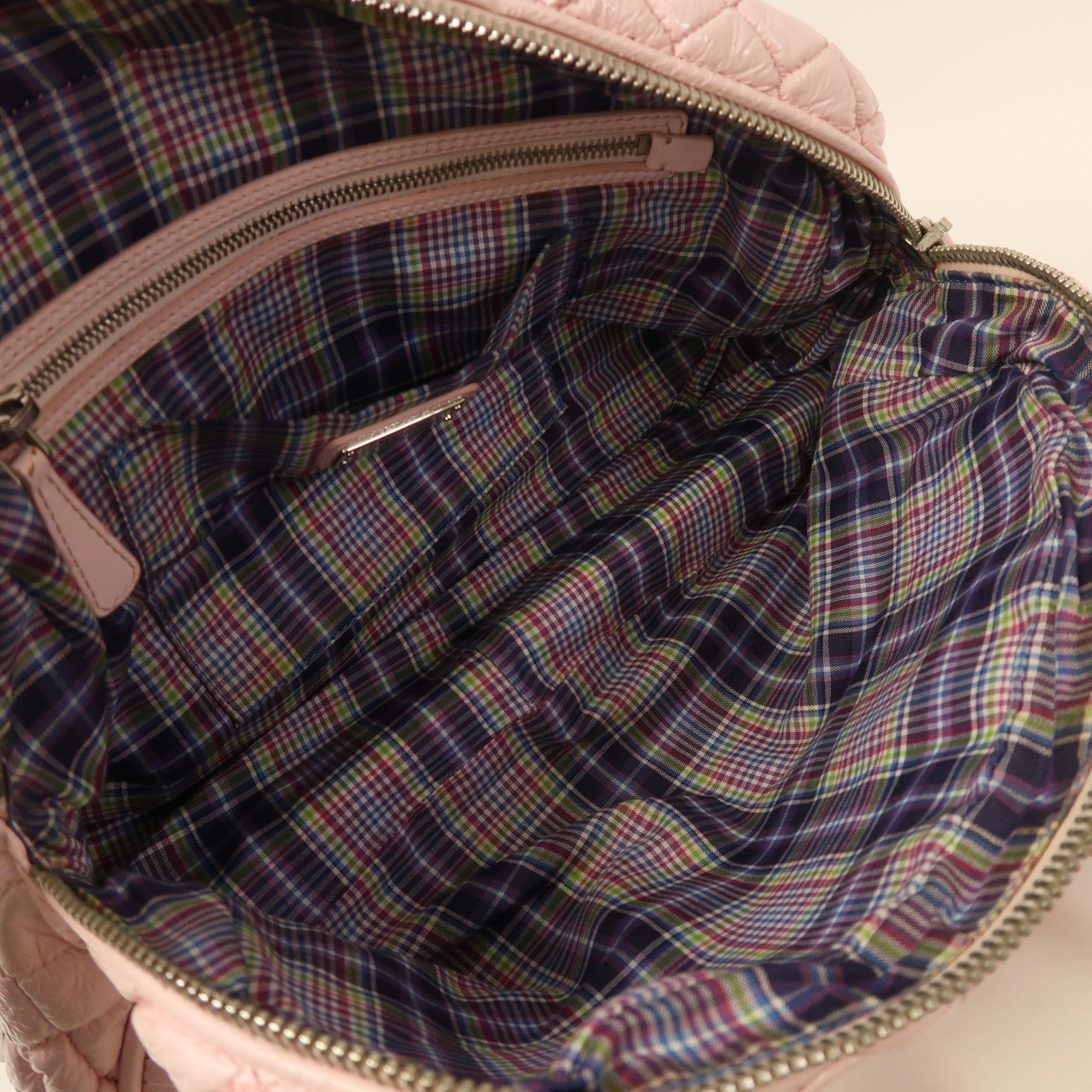 Miu Miu 漆皮皮革Shoulder Bag銀扣手挽肩背兩用袋粉紅色