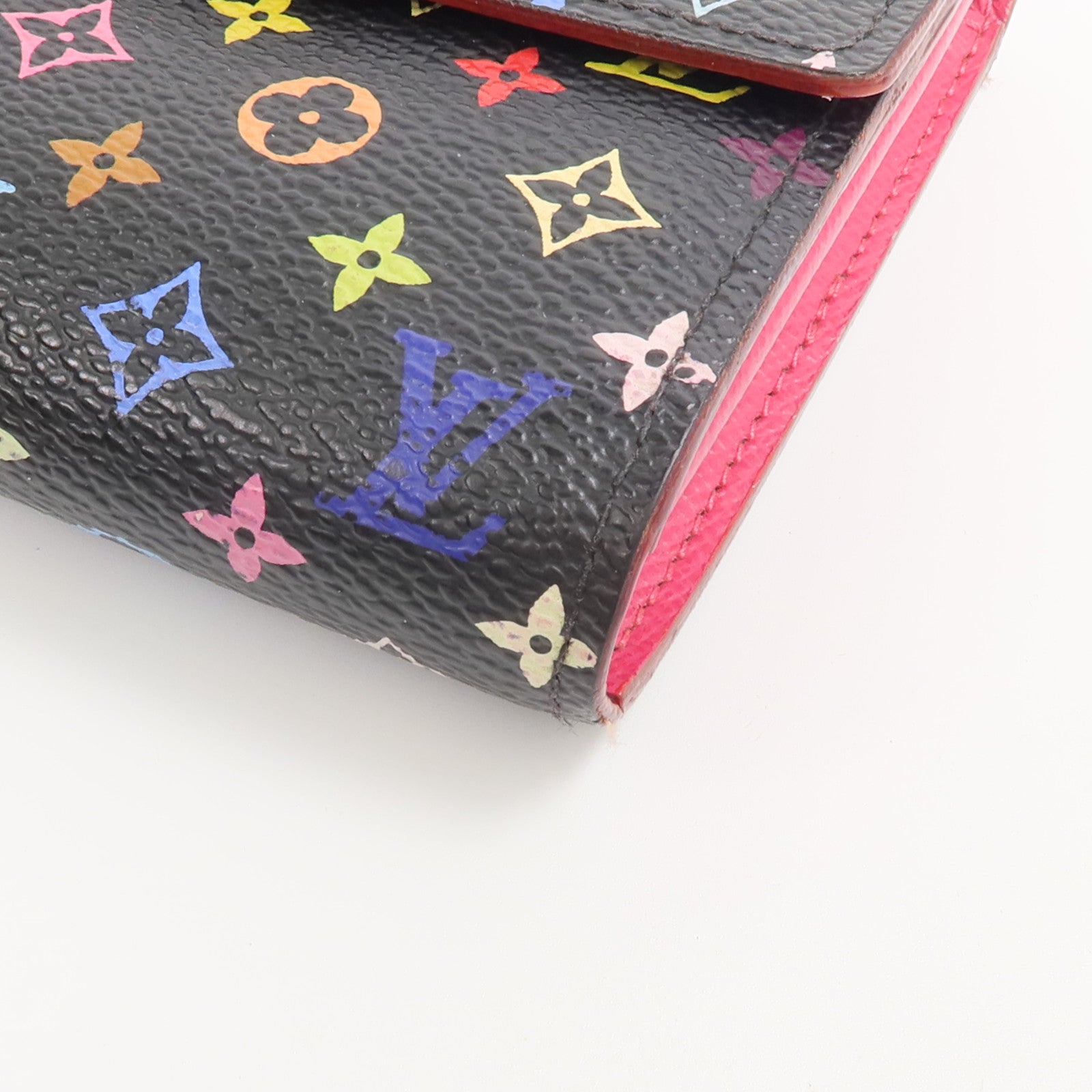 LOUIS VUITTON Monogram Multicolore Portefeuille Sarah Wallet長錢包