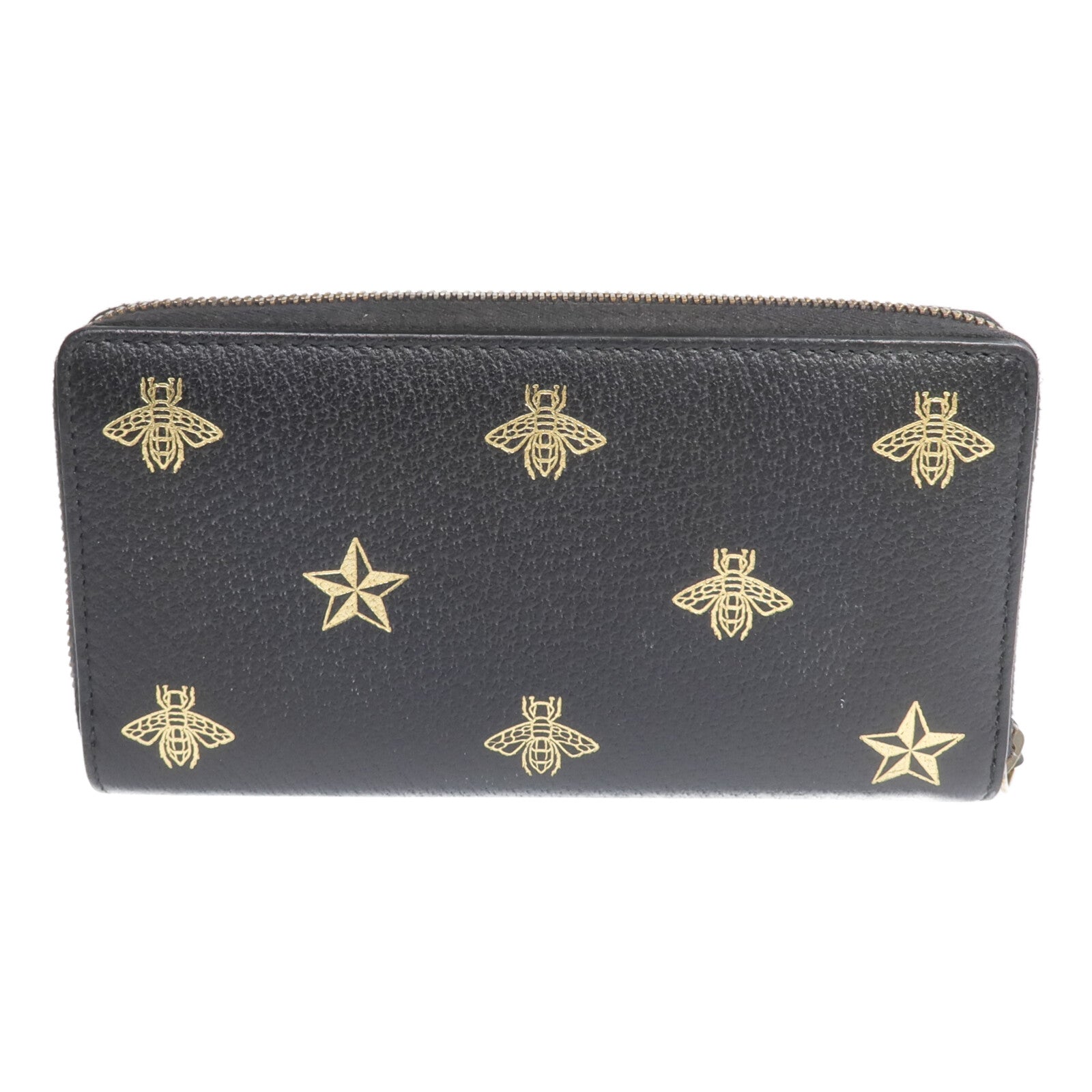 GUCCI 牛皮皮革Wallet金扣長錢包