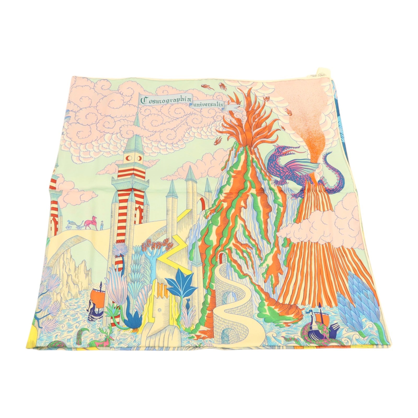 HERMES 絲質Scarf 90x90cm絲巾