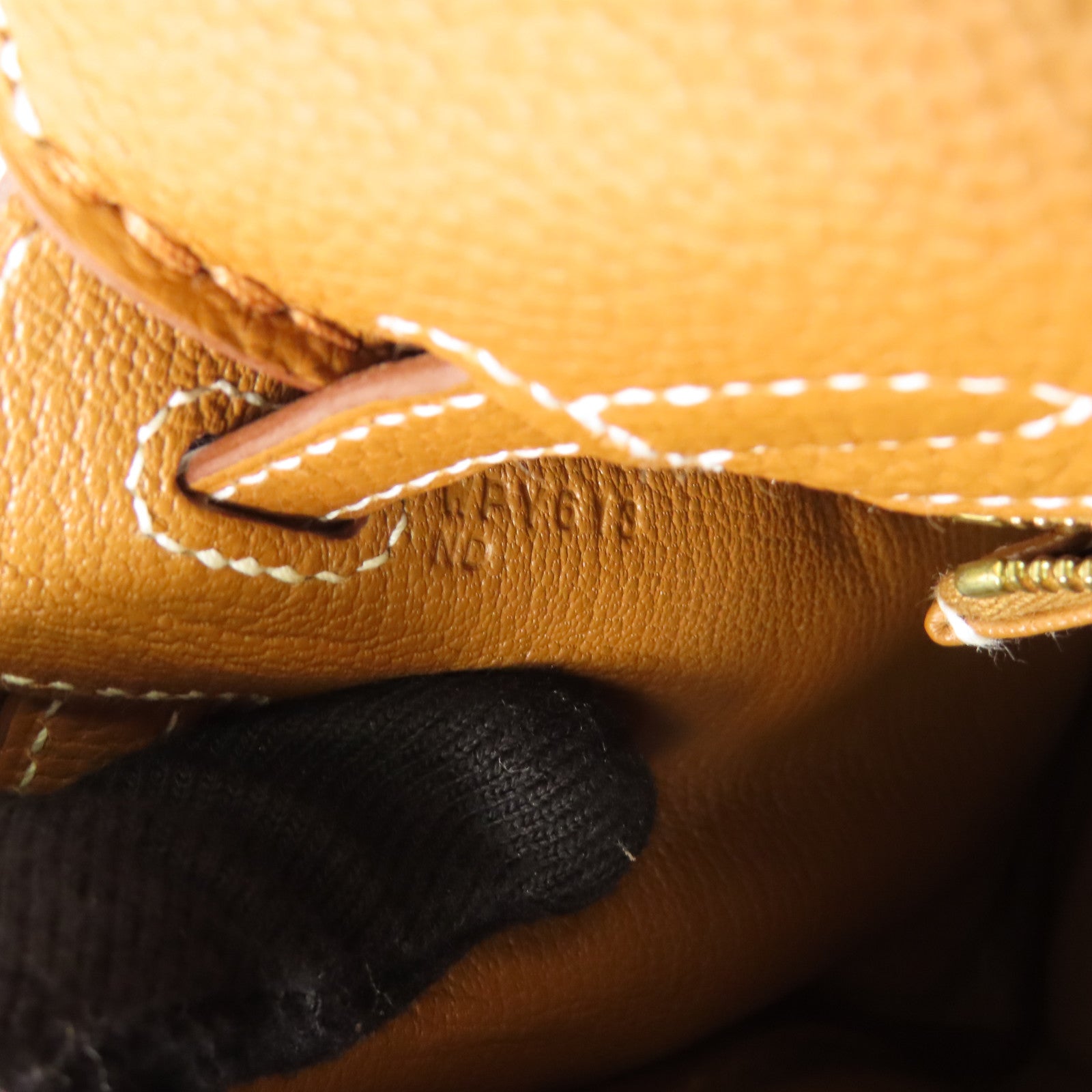 HERMES 【激減優惠】Togo皮革Kelly 25金扣手挽肩背兩用袋Gold