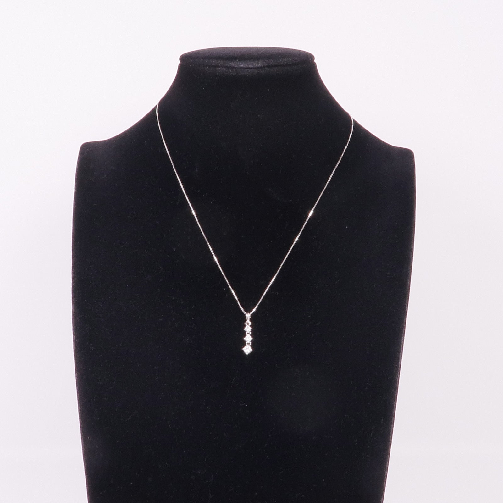 JEWELRY 18K白金Diamond Necklace鑽石項鍊