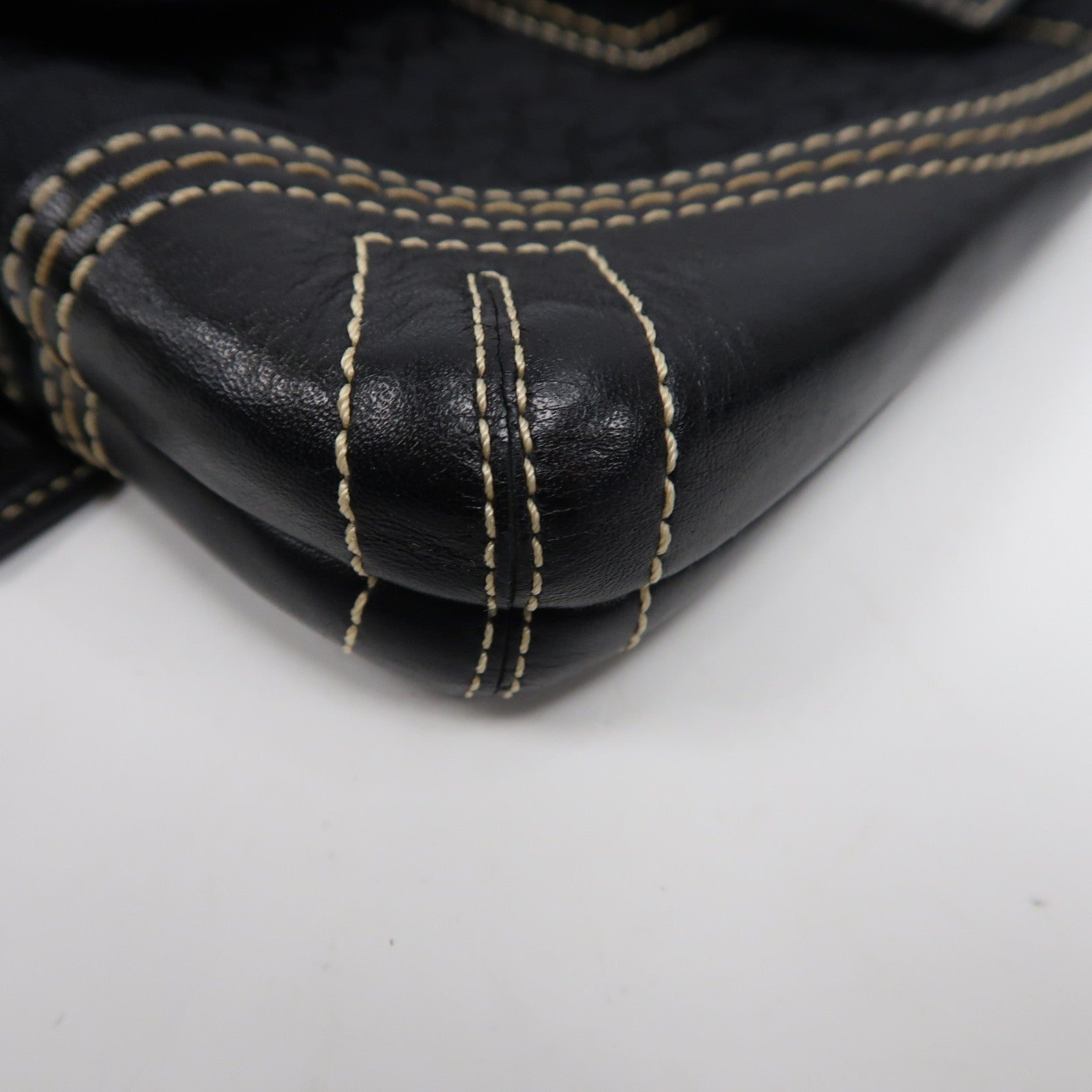 COACH 【激減優惠】帆布Hand Bag銀扣手挽袋黑色