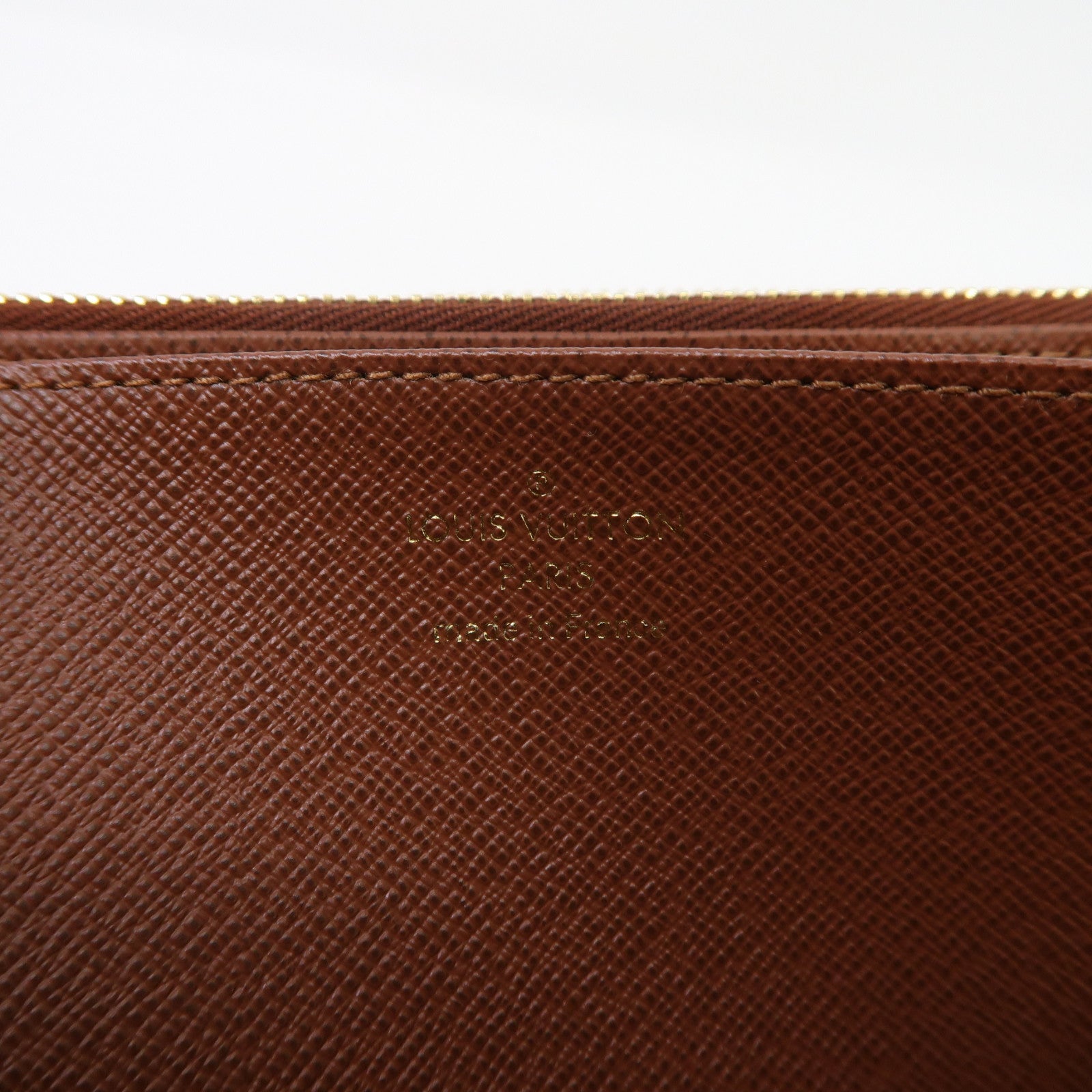 LOUIS VUITTON Monogram Long Wallet金扣長錢包棕色