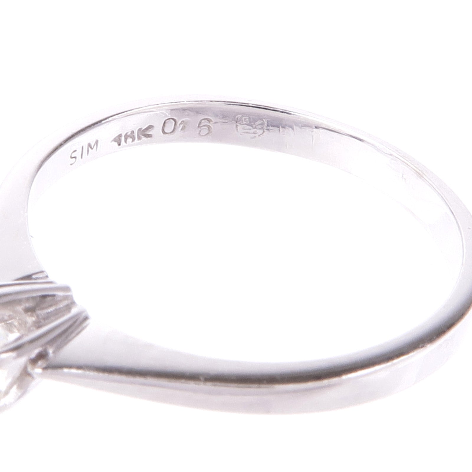 JEWELRY 18K白金Diamond Ring鑽石戒指US#4.5