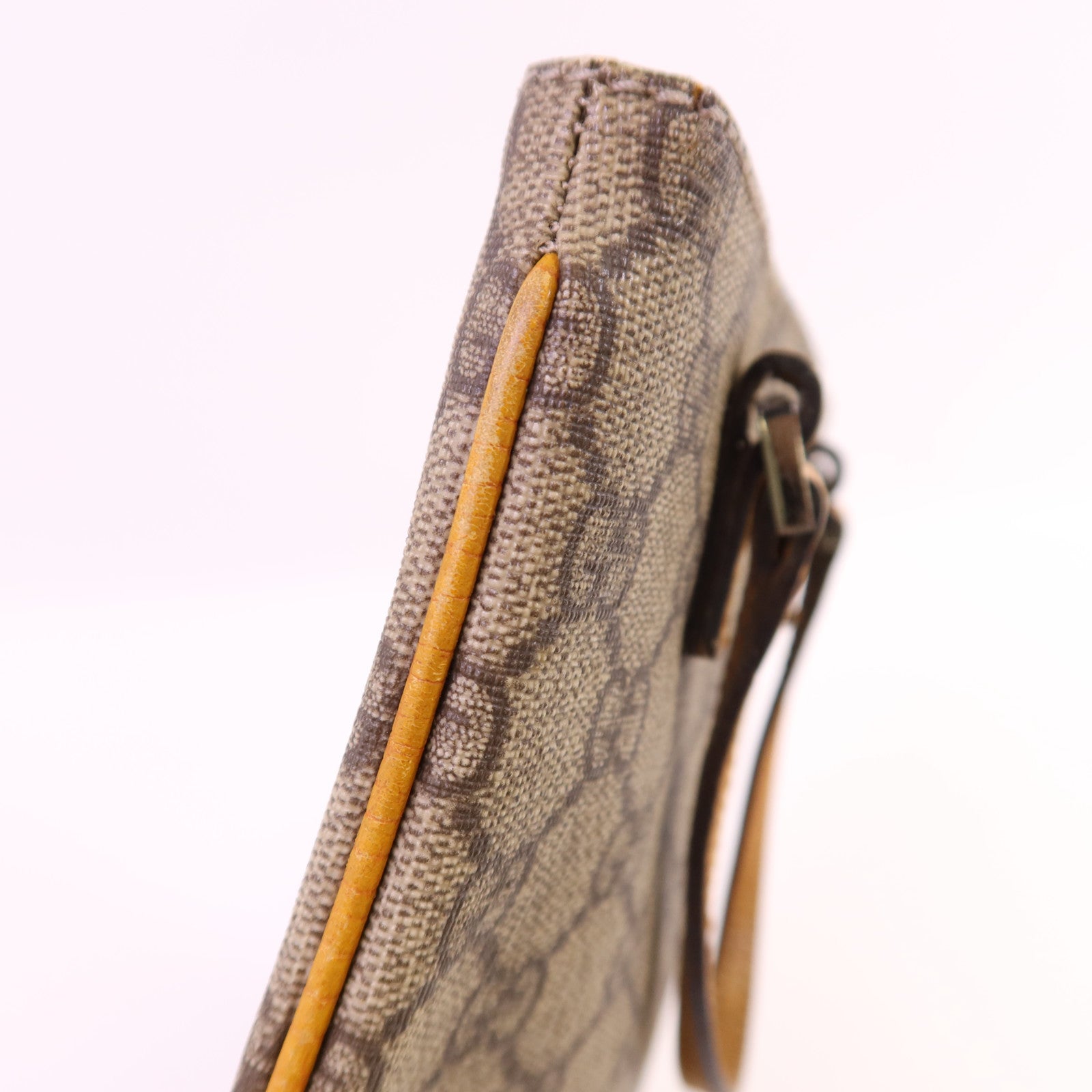 GUCCI 塗層帆布Hand Bag銀扣手挽袋