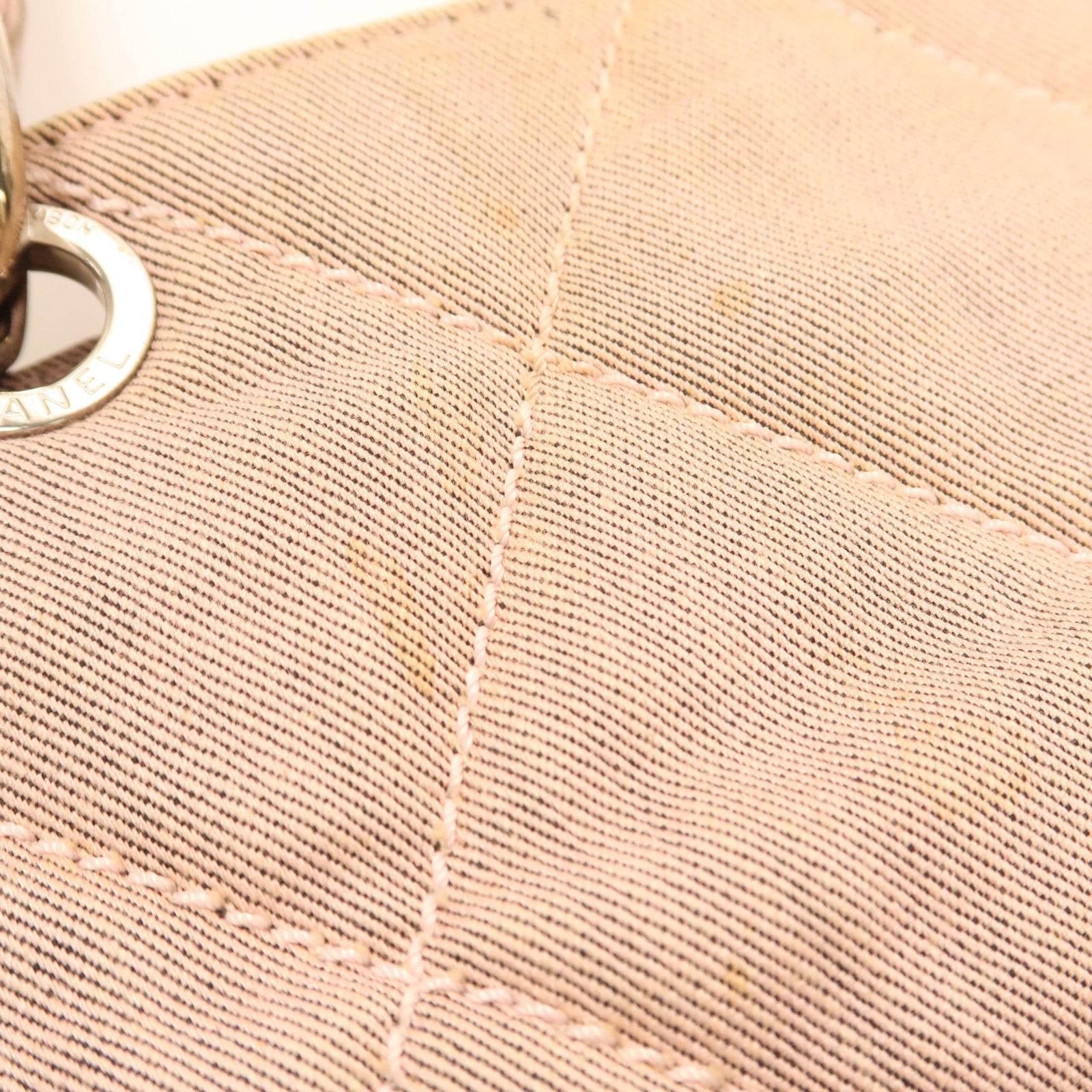 CHANEL CC SHW Handbag Denim Pink