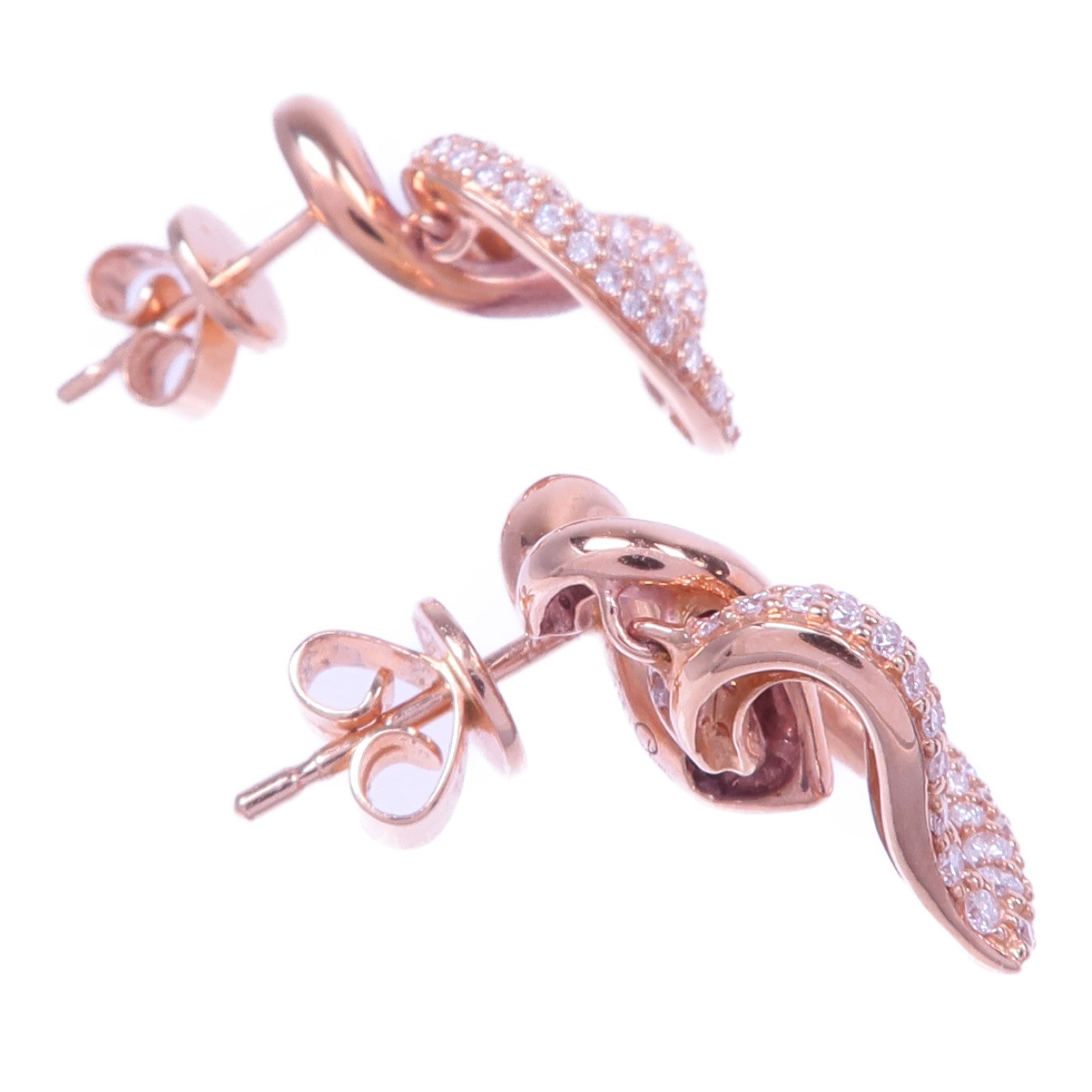 JEWELRY 【激減優惠】18K玫瑰金Diamond Earrings鑽石耳環