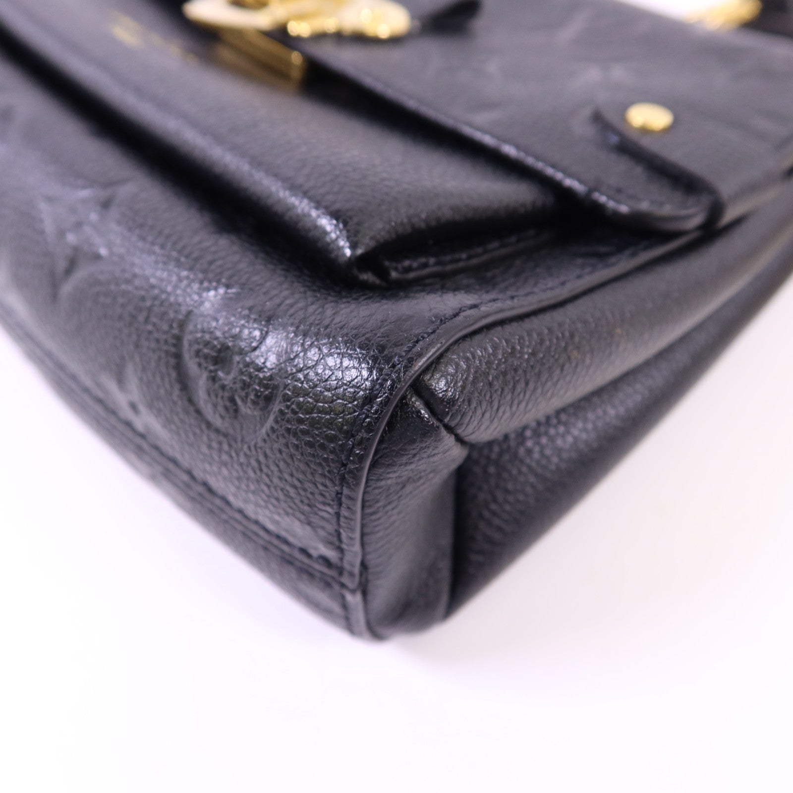 LOUIS VUITTON Monogram Empreinte Vavin BB 金扣鏈帶肩背袋