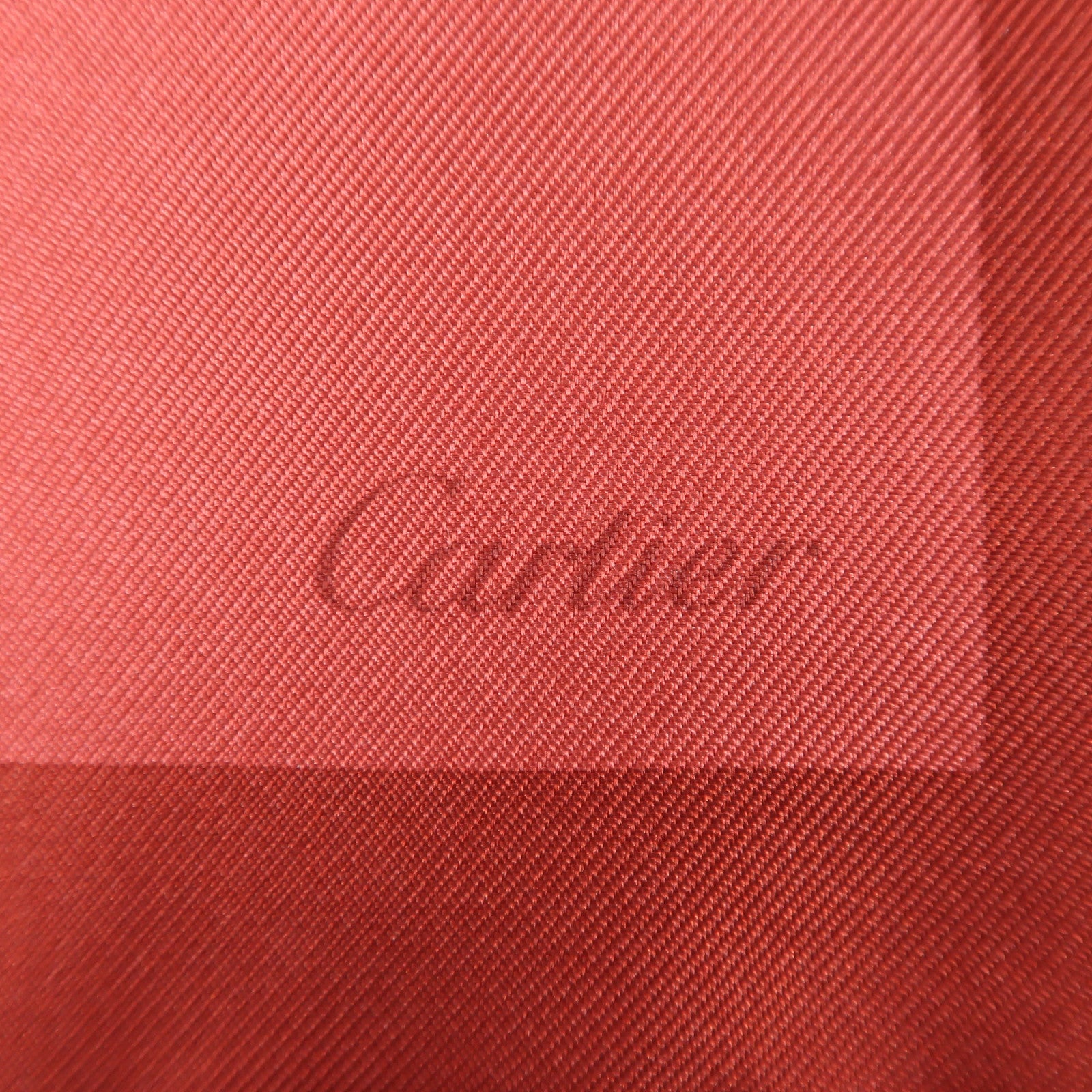 CARTIER 絲質Scarf絲巾紅色